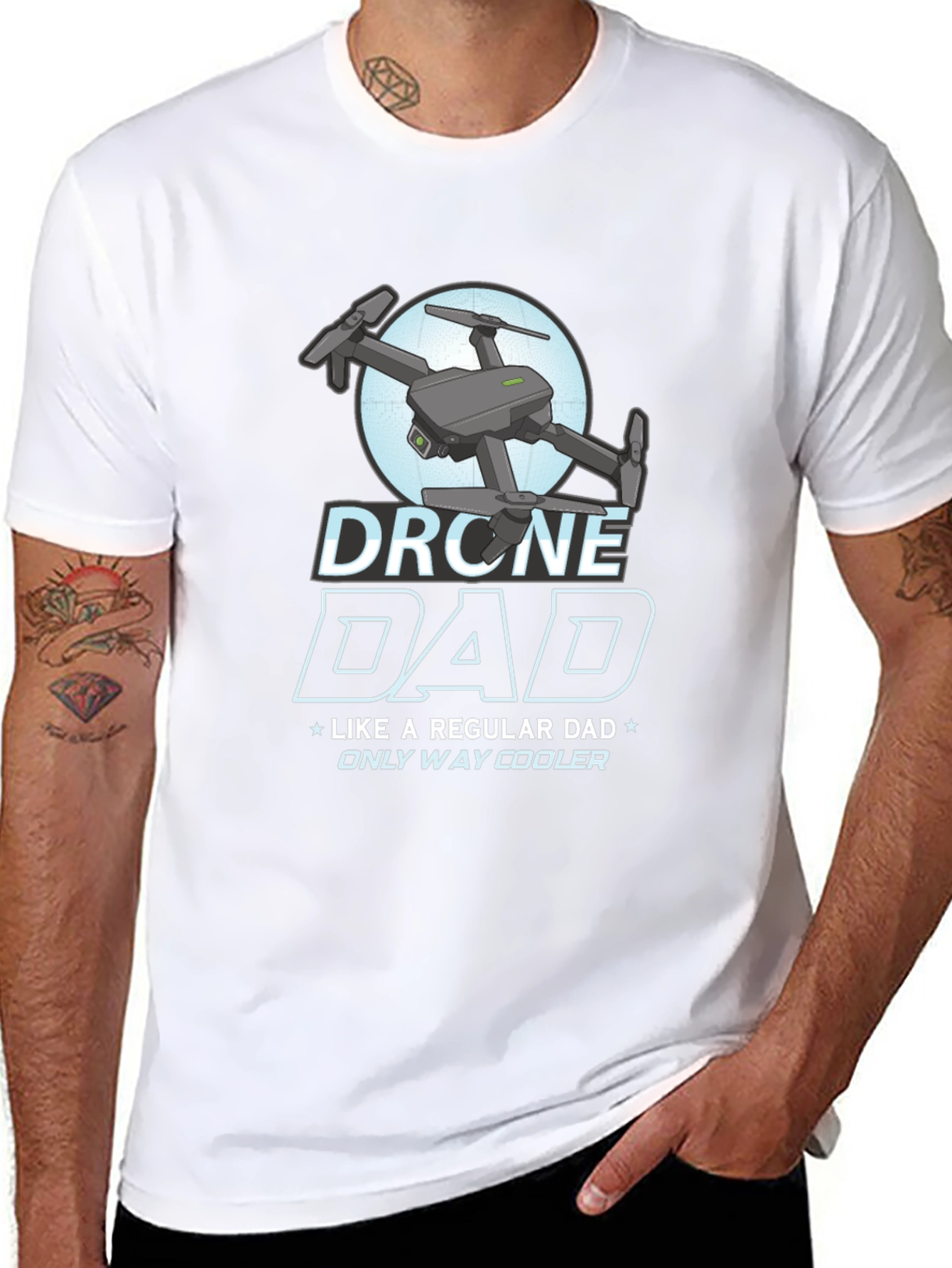 Drone Dad T-Shirt - Cool Fathers Day Gift