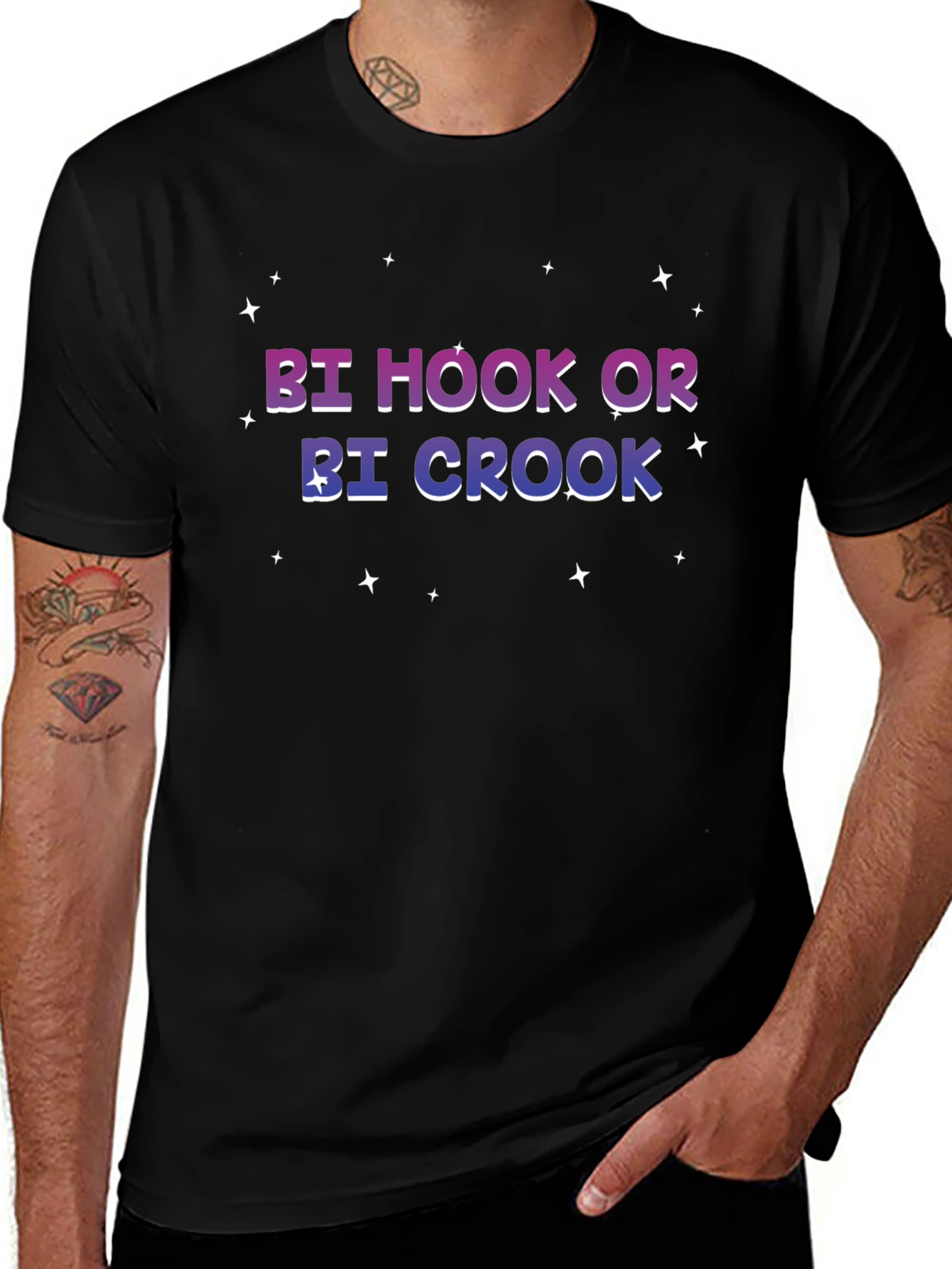 Bi Hook or Bi Crook T-Shirt