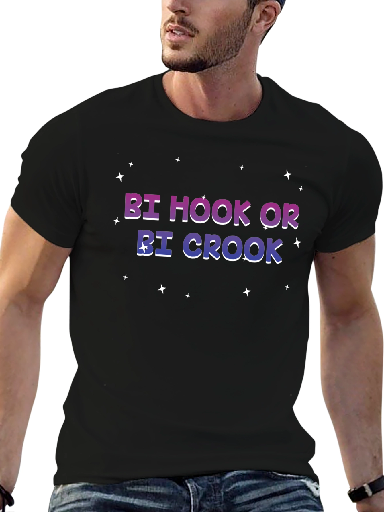 Bi Hook or Bi Crook T-Shirt