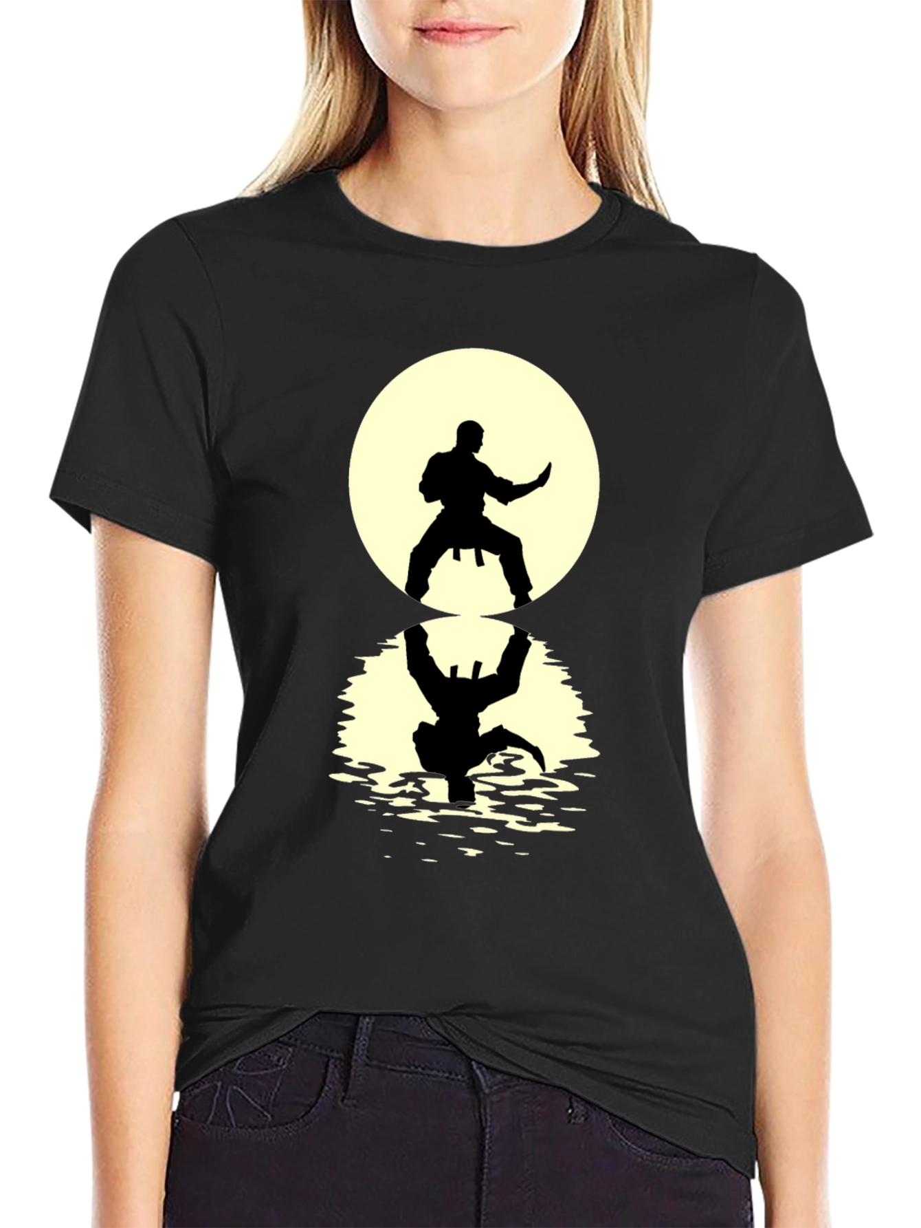 Karate Silhouette T-Shirt - Martial Arts Design