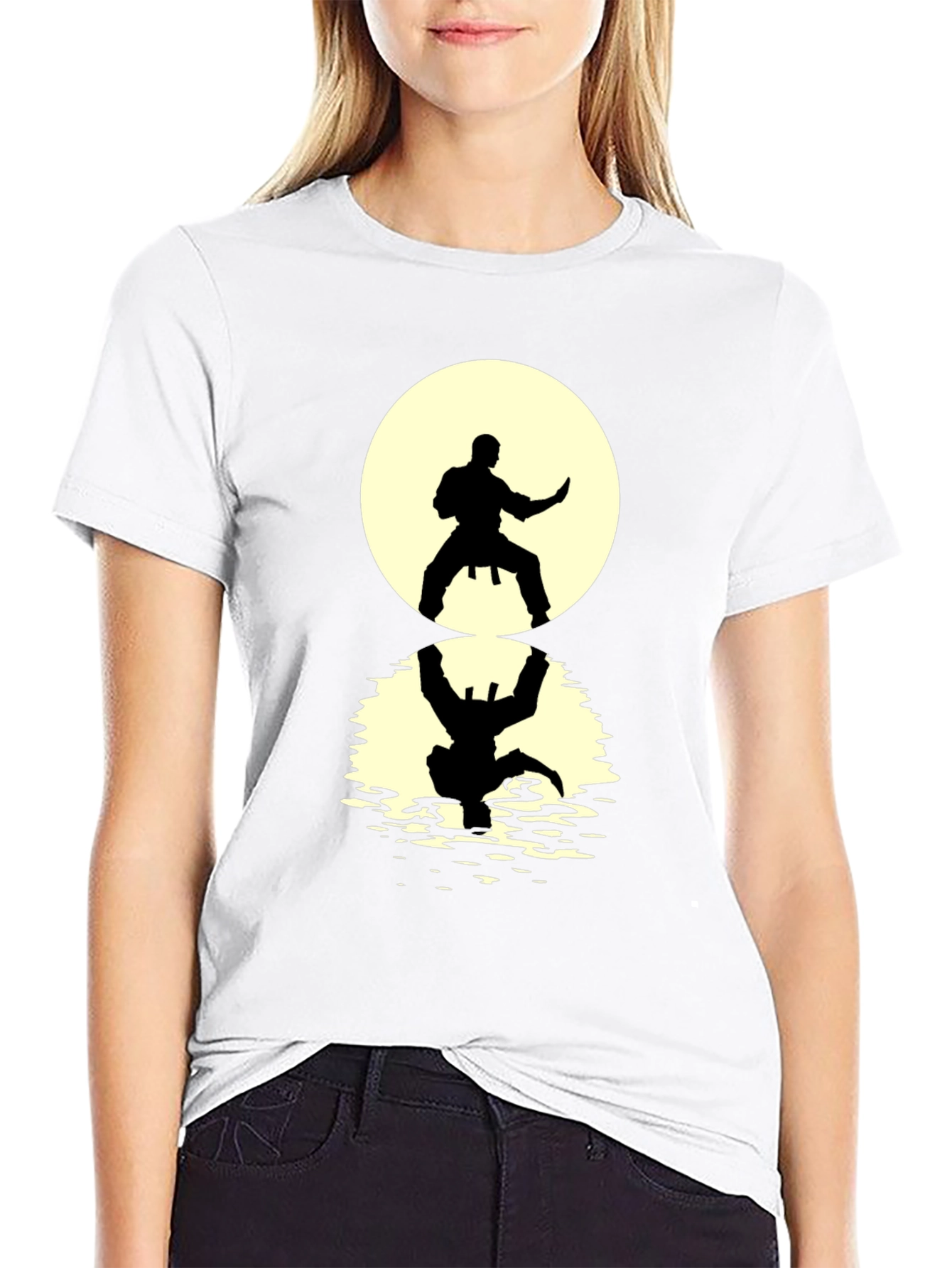 Karate Silhouette T-Shirt - Martial Arts Design