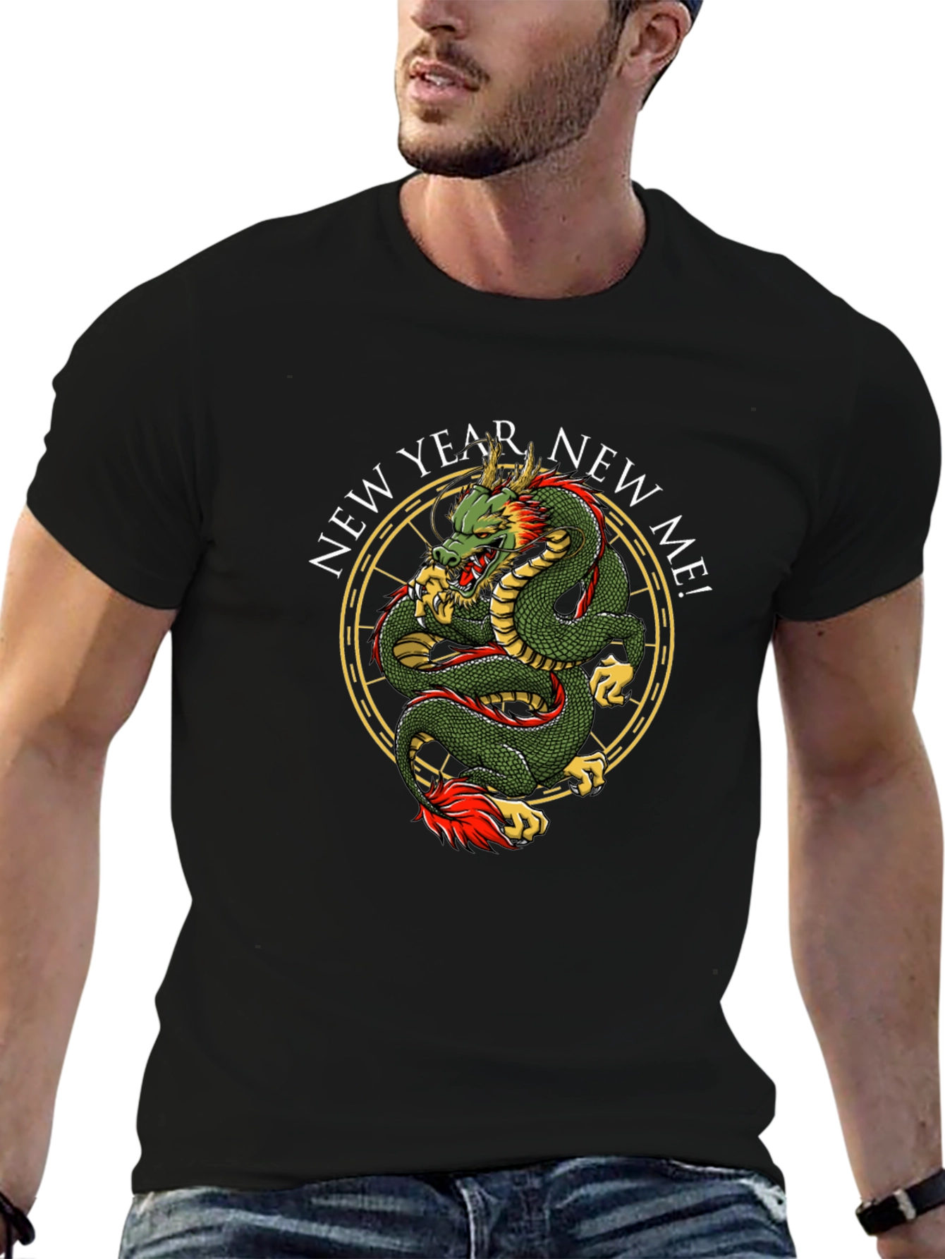 New Year New Me Dragon Graphic Tee