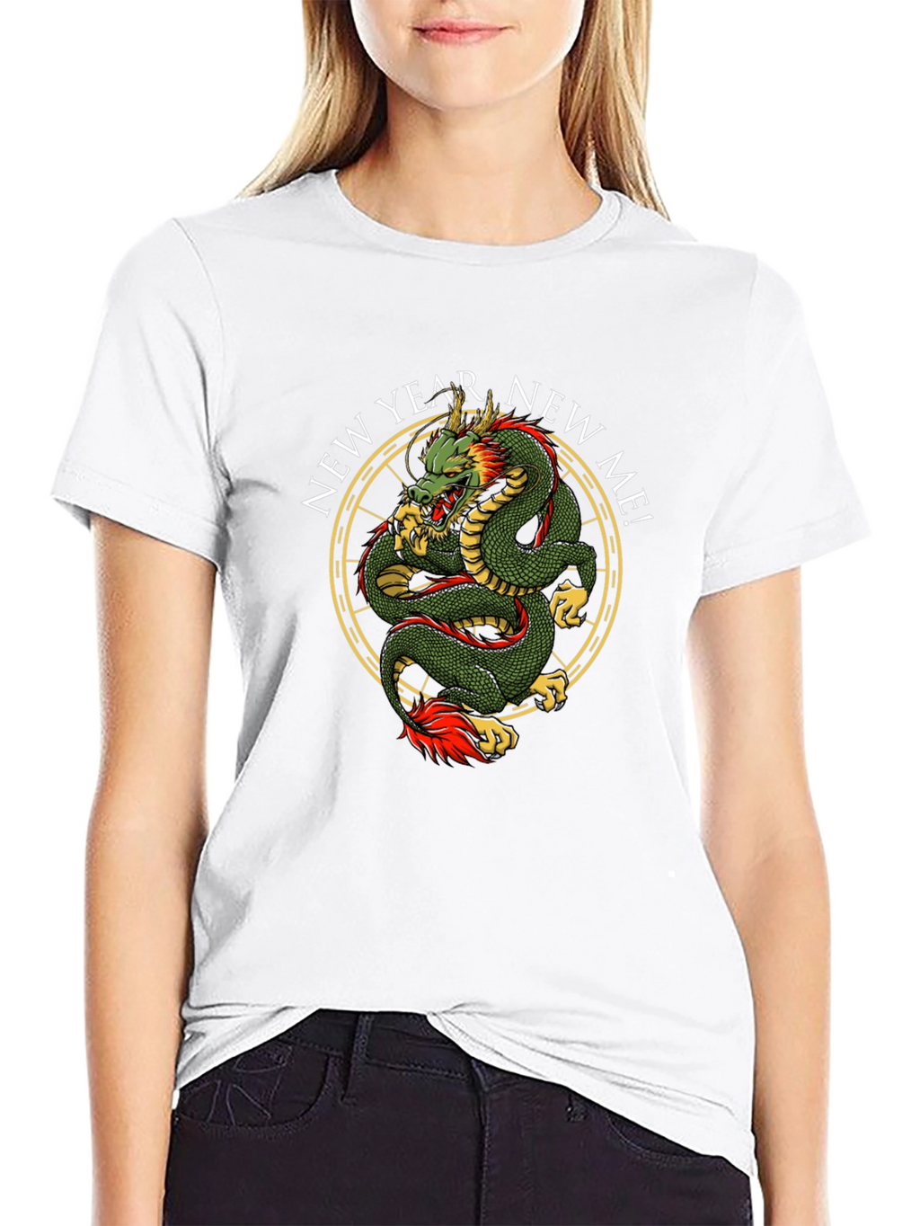 New Year New Me Dragon Graphic Tee