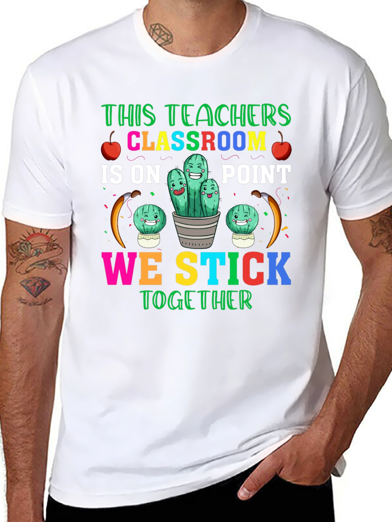 Teacher Classroom Stick Together T-Shirt
