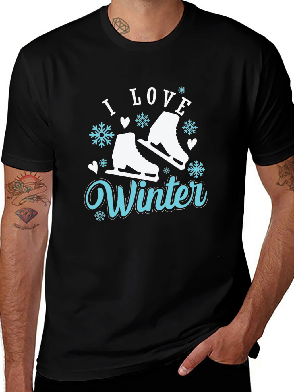 I Love Winter Graphic Tee
