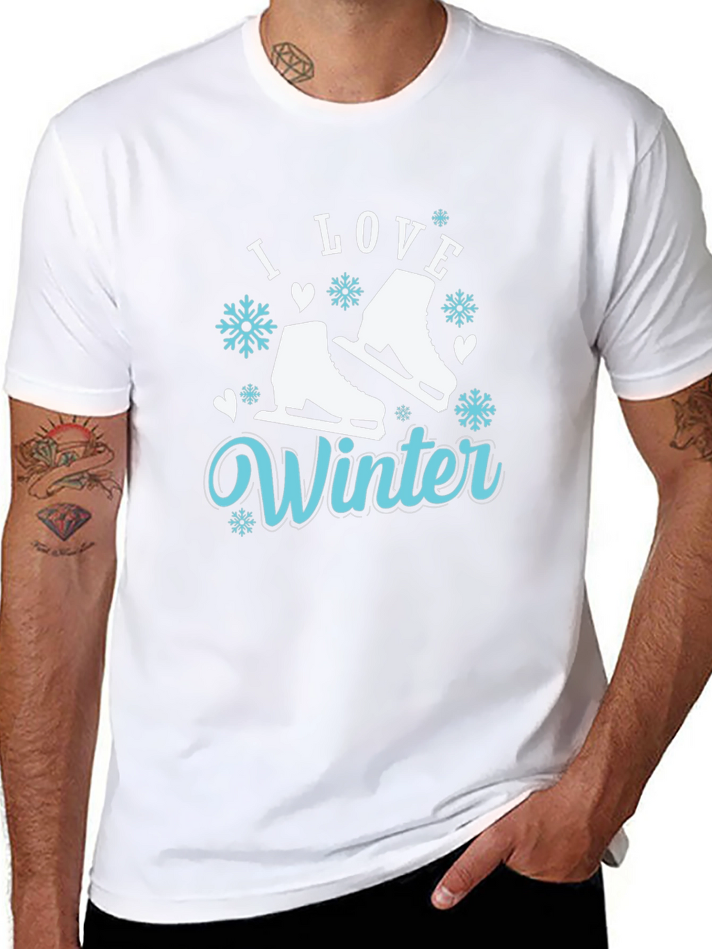 I Love Winter Graphic Tee
