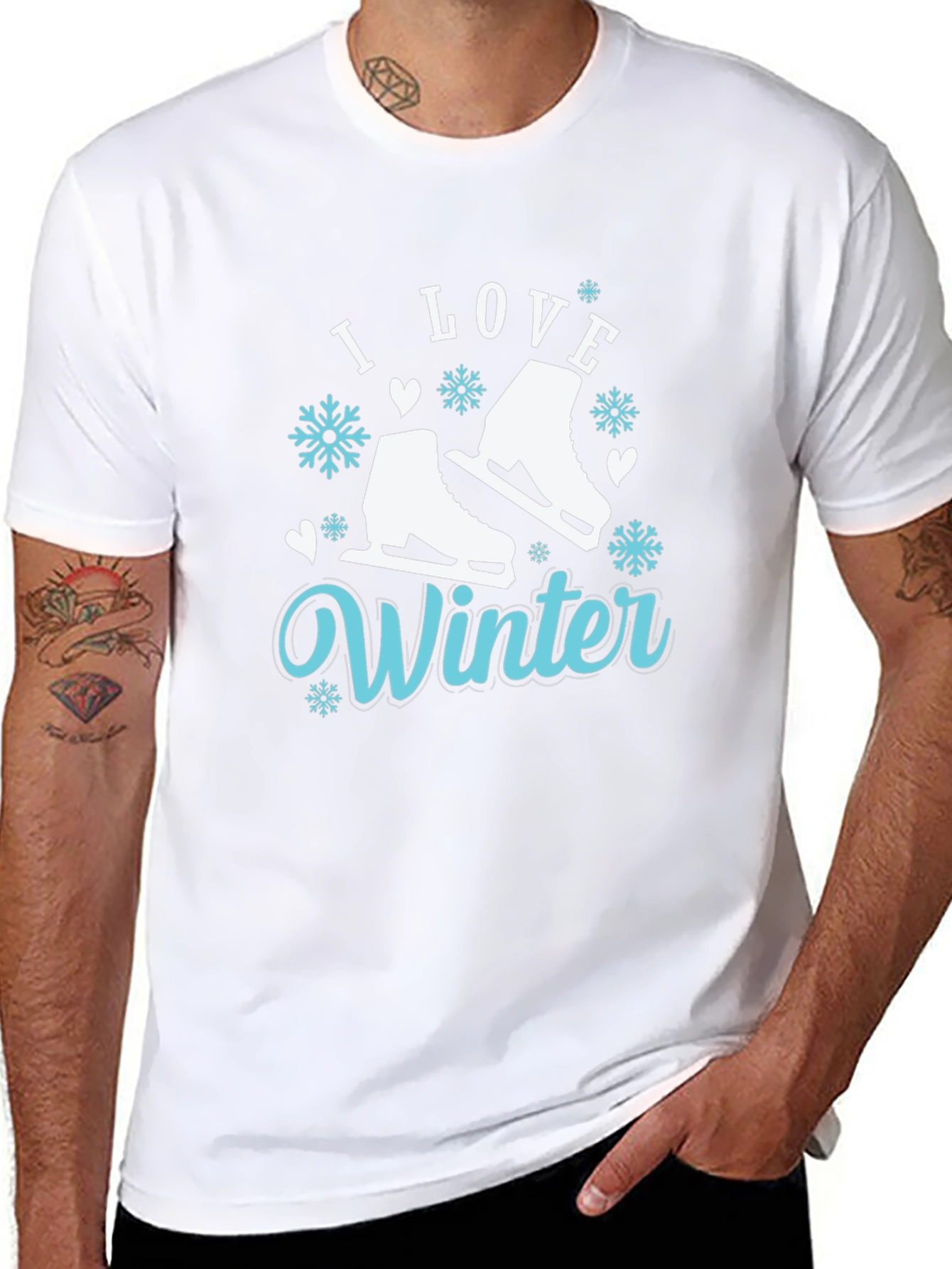 I Love Winter Graphic Tee