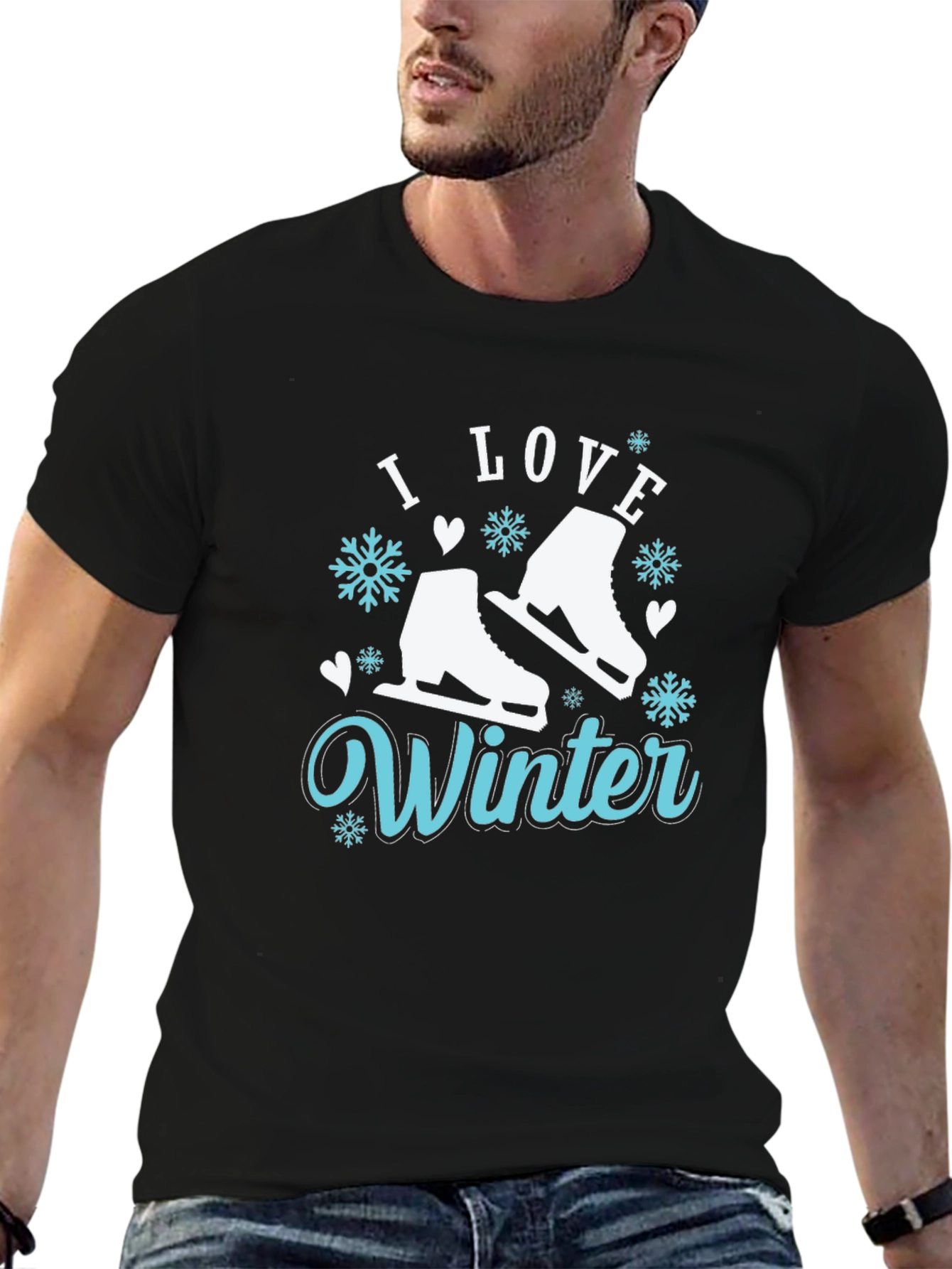 I Love Winter Graphic Tee