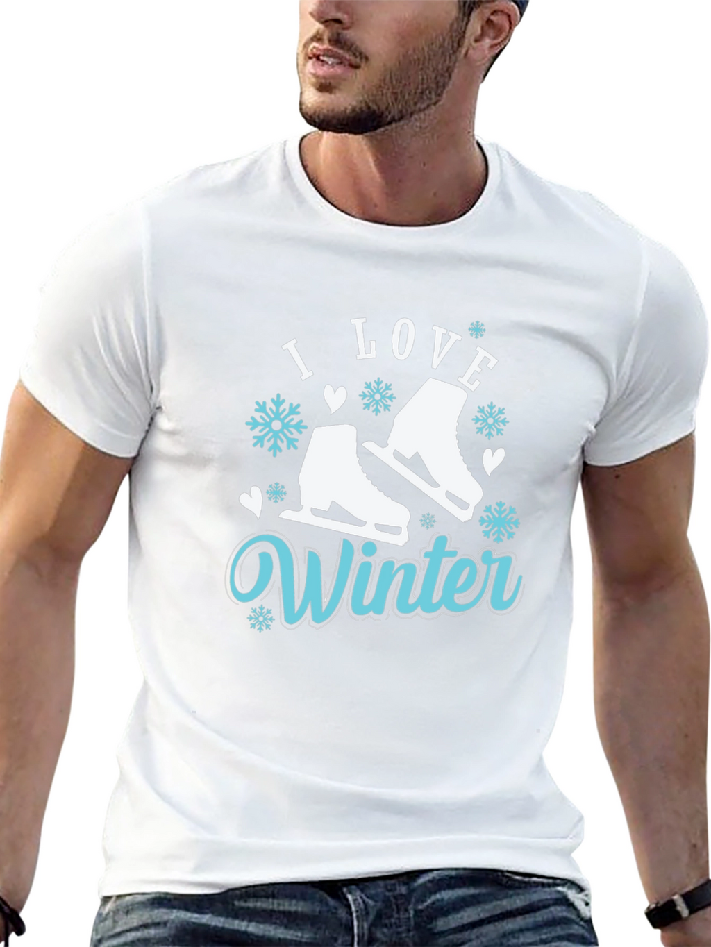 I Love Winter Graphic Tee