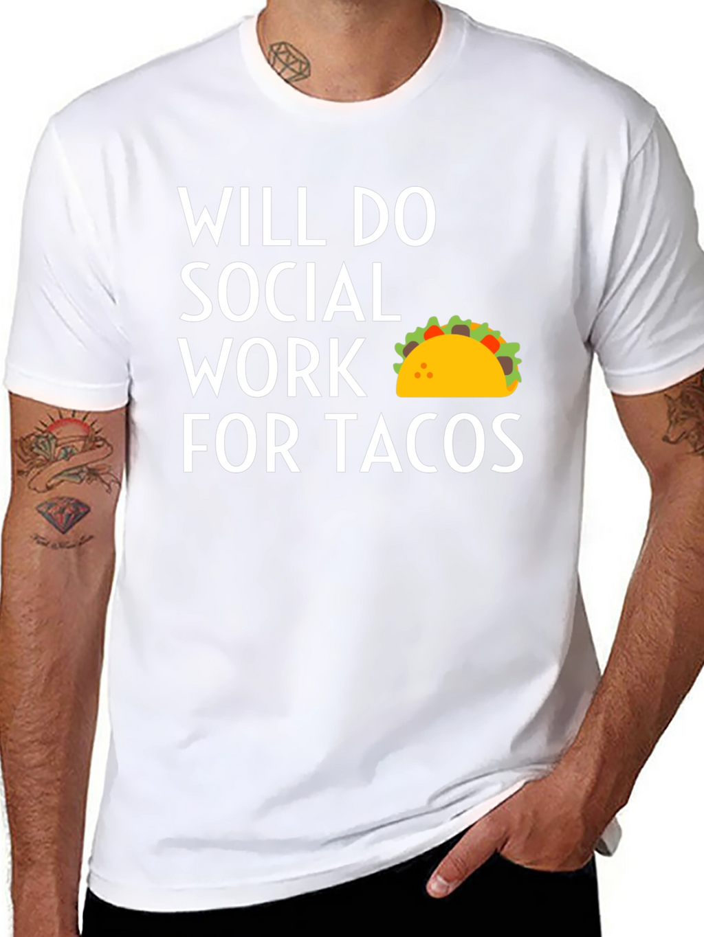 Funny Social Work Taco T-Shirt