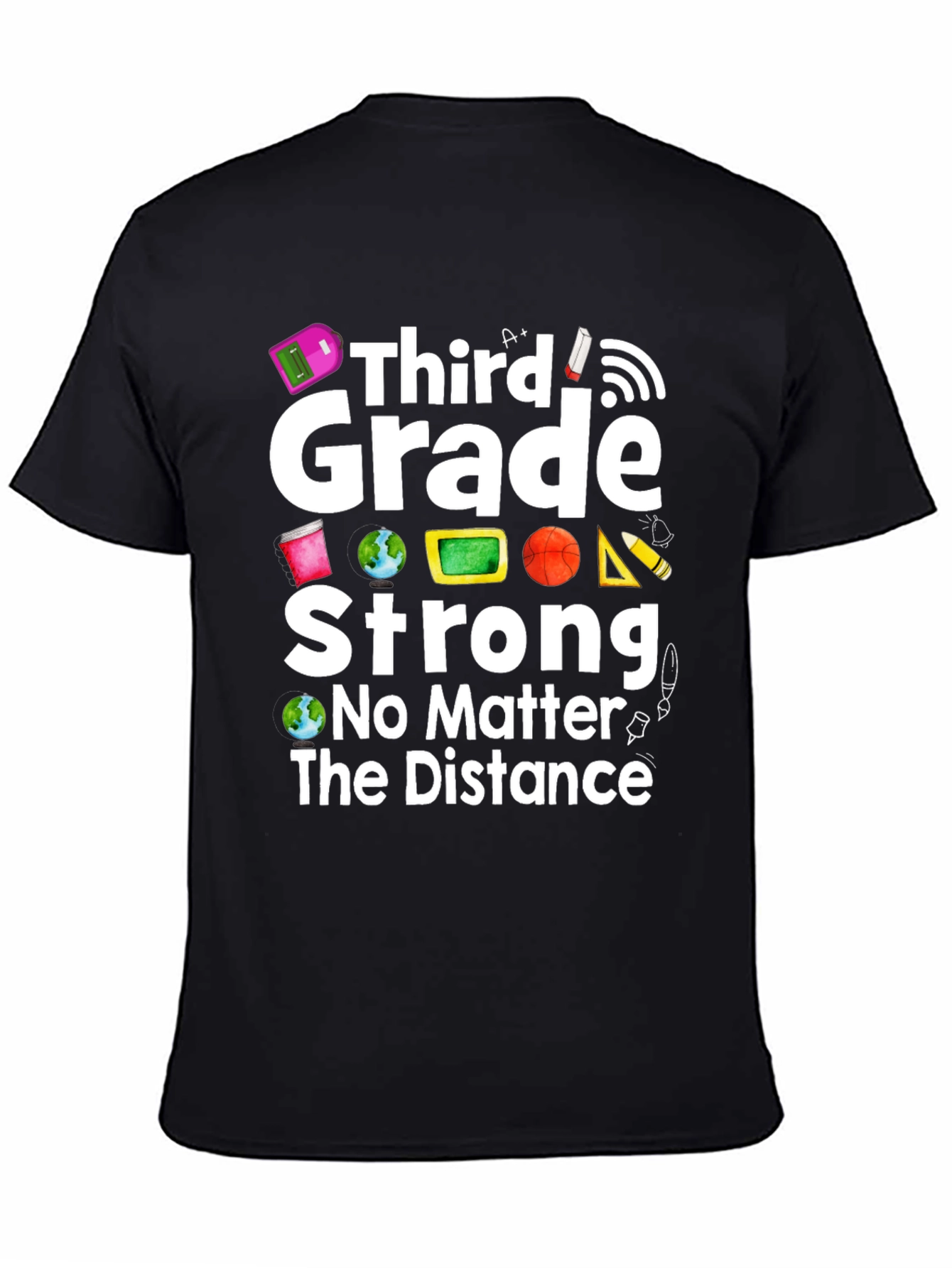 Third Grade Strong Distance Learning T-Shirt