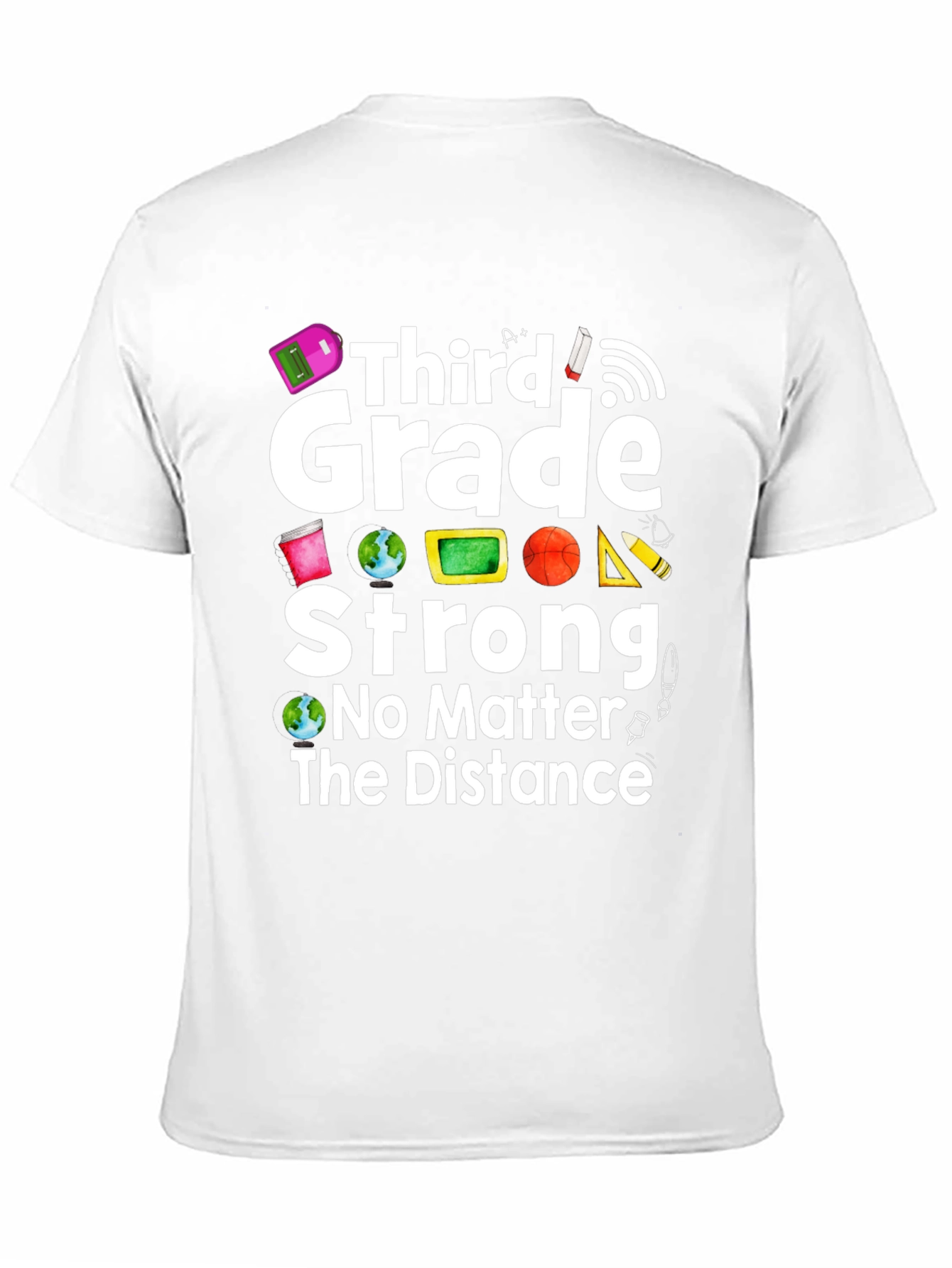 Third Grade Strong Distance Learning T-Shirt