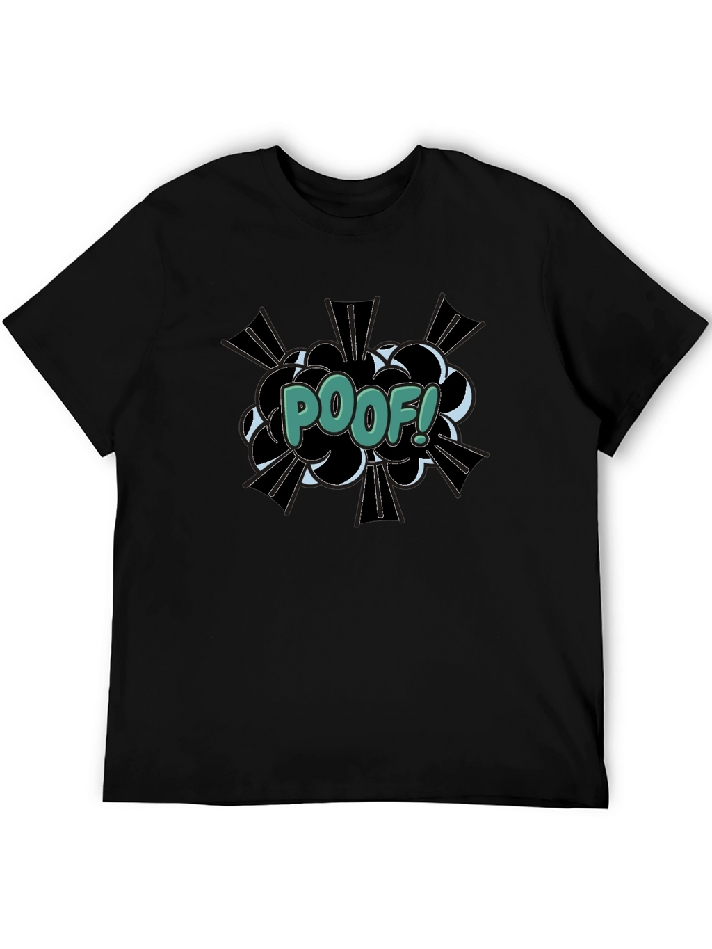 Poof! Comic Style Graphic T-Shirt