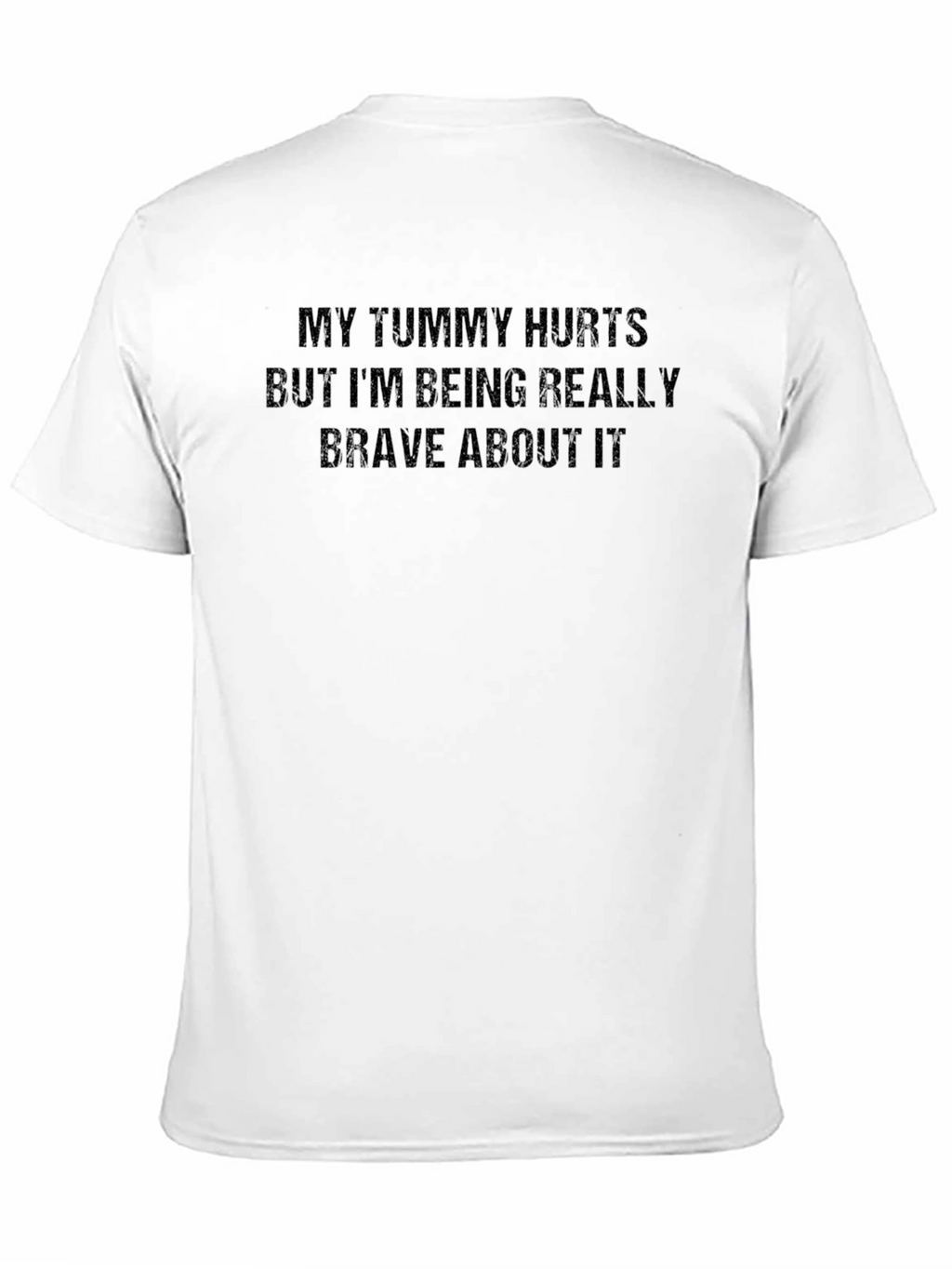 Funny Tummy Hurts Graphic Novelty T-Shirt