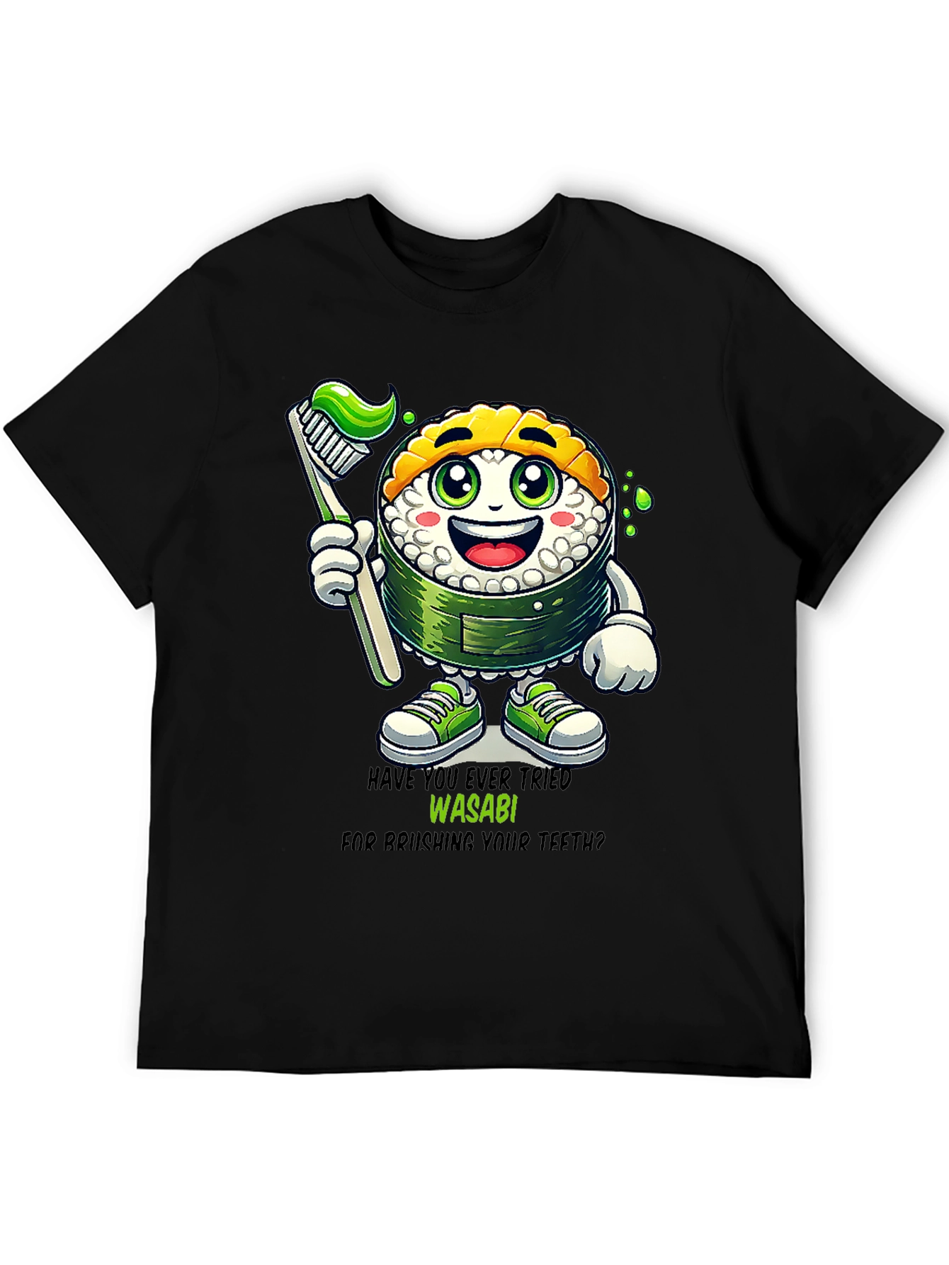 Wasabi Toothbrush Sushi T-Shirt