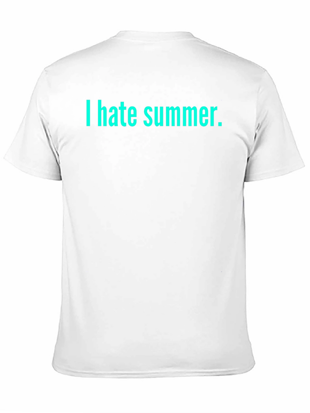 I Hate Summer Black T-Shirt