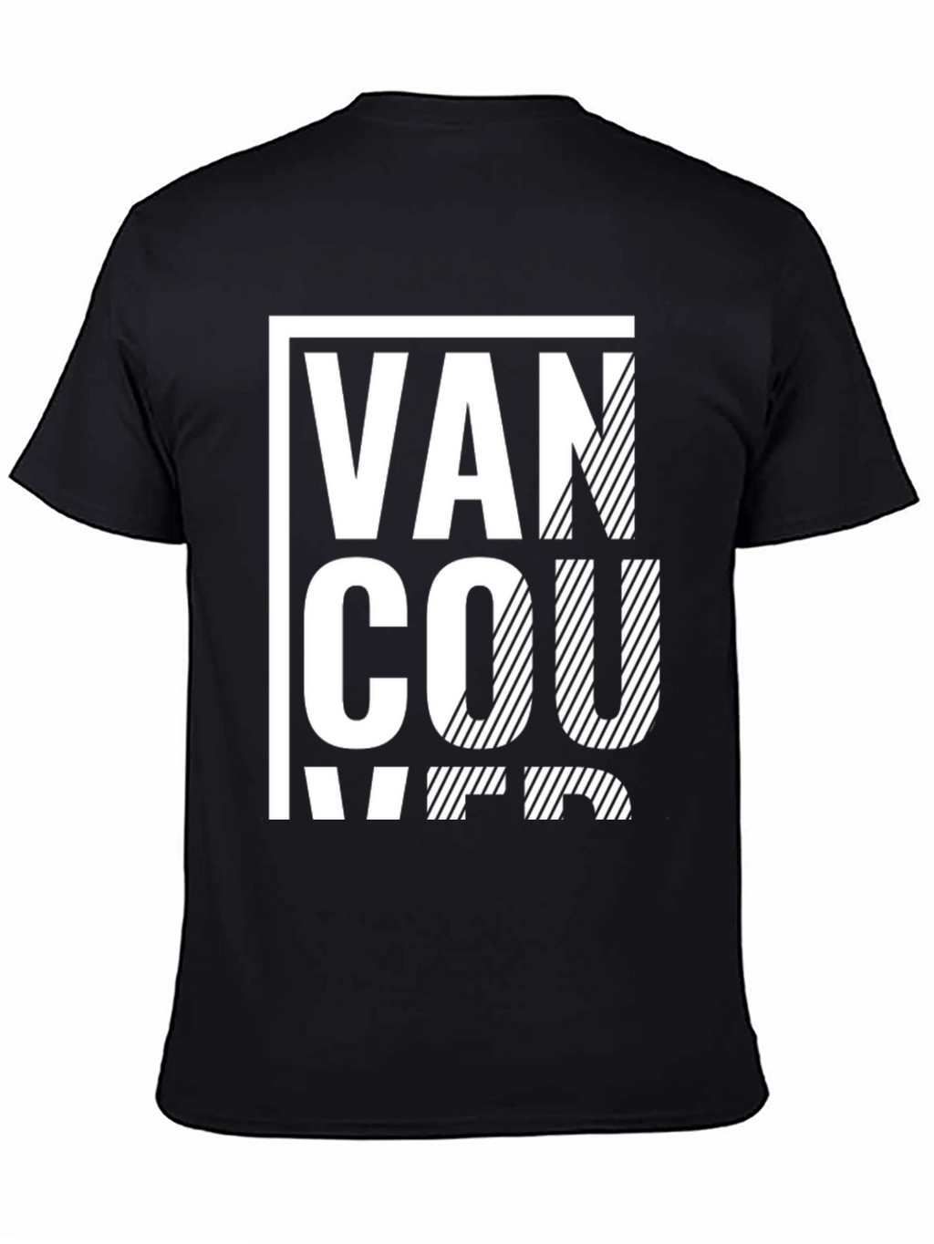 Vancouver Graphic Print Black T-Shirt