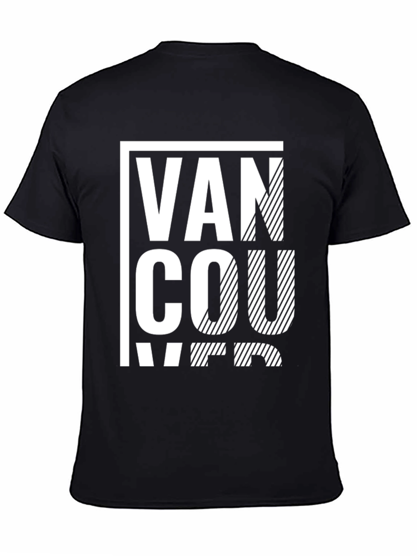 Vancouver Graphic Print Black T-Shirt