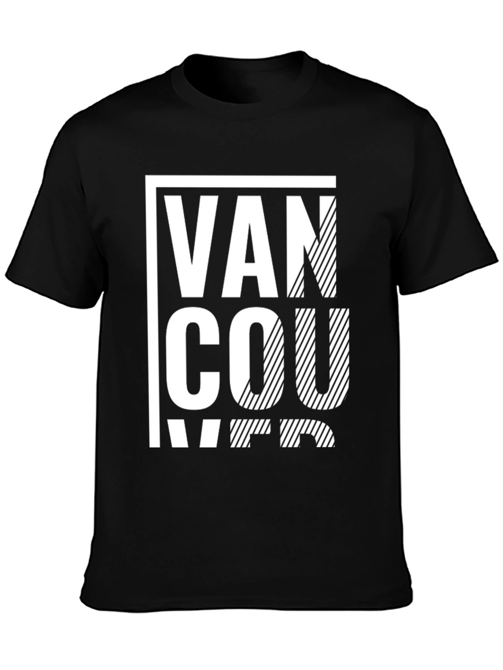 Vancouver Graphic Print Black T-Shirt