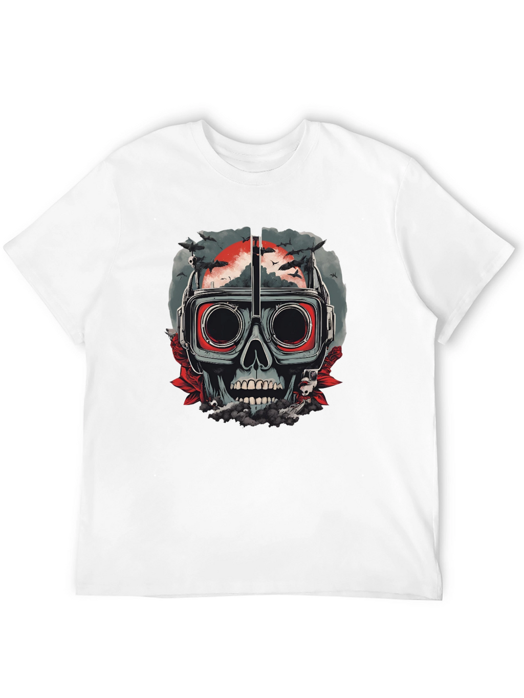 Skull Goggles T-Shirt - Mens Graphic Tee