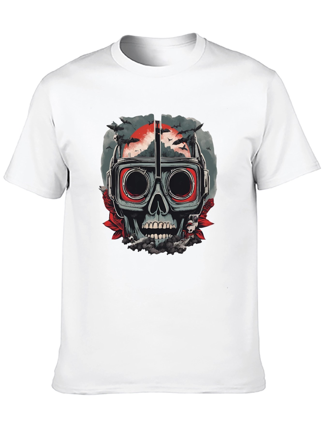 Skull Goggles T-Shirt - Mens Graphic Tee