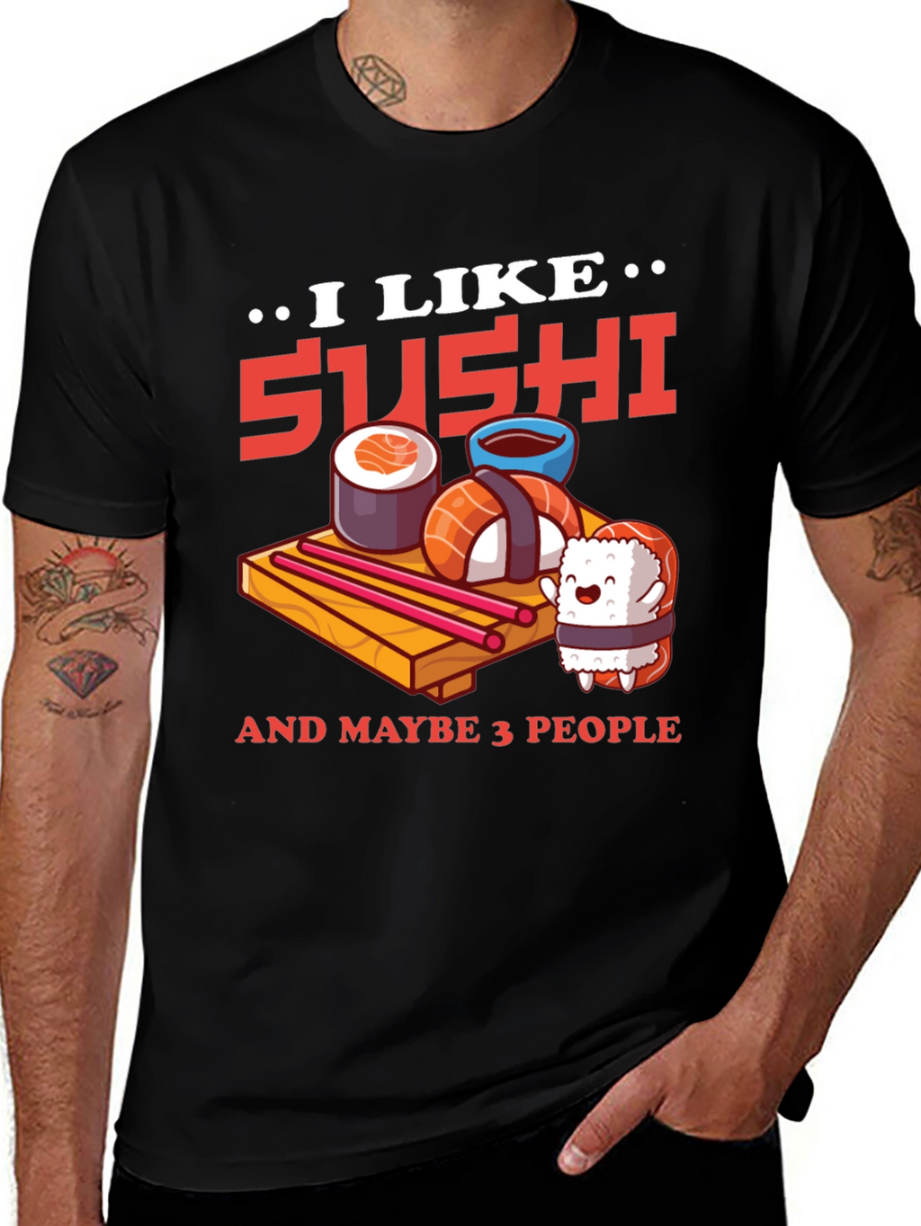 I Like Sushi T-Shirt: Fun Foodie Tee