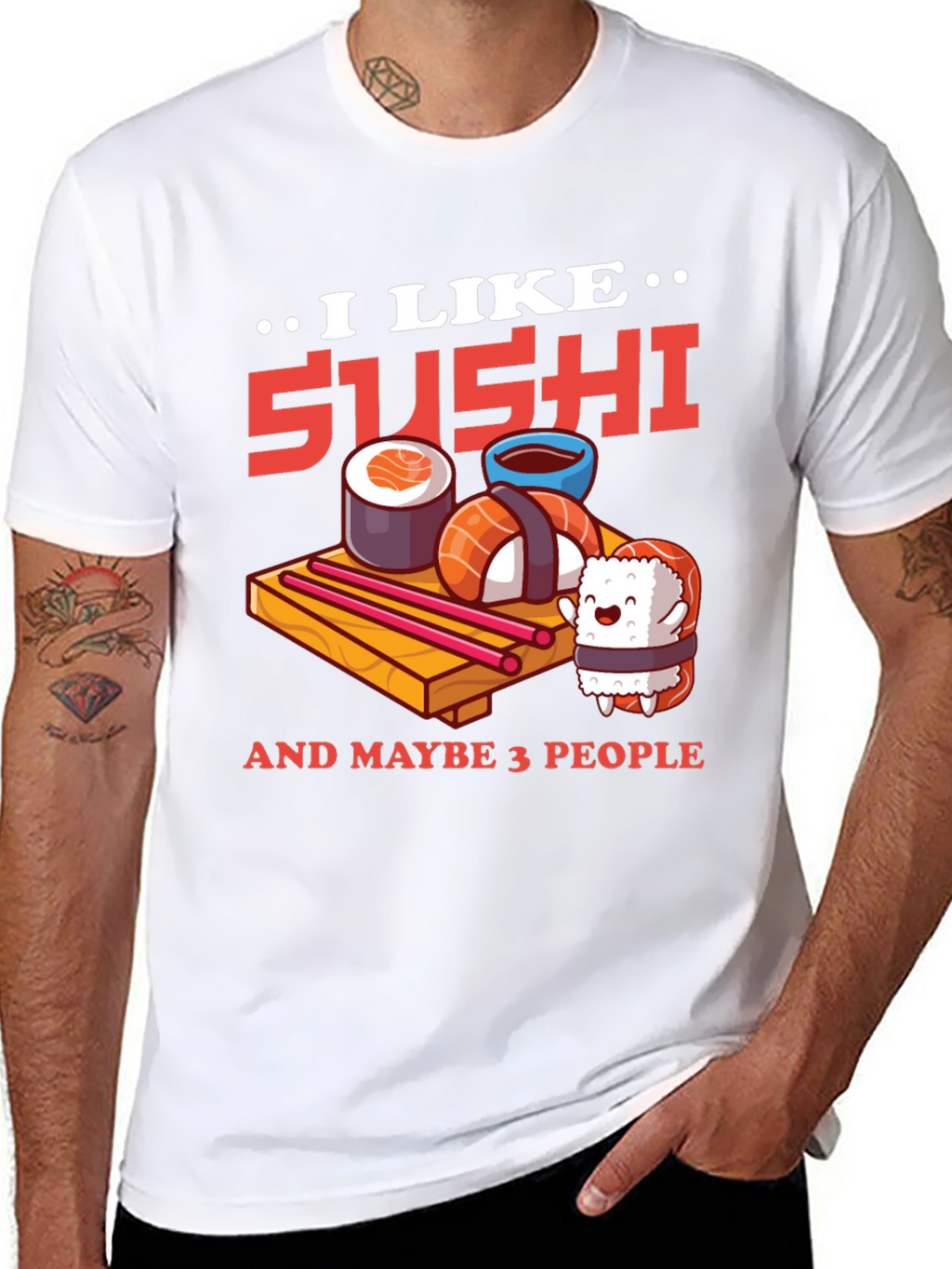 I Like Sushi T-Shirt: Fun Foodie Tee