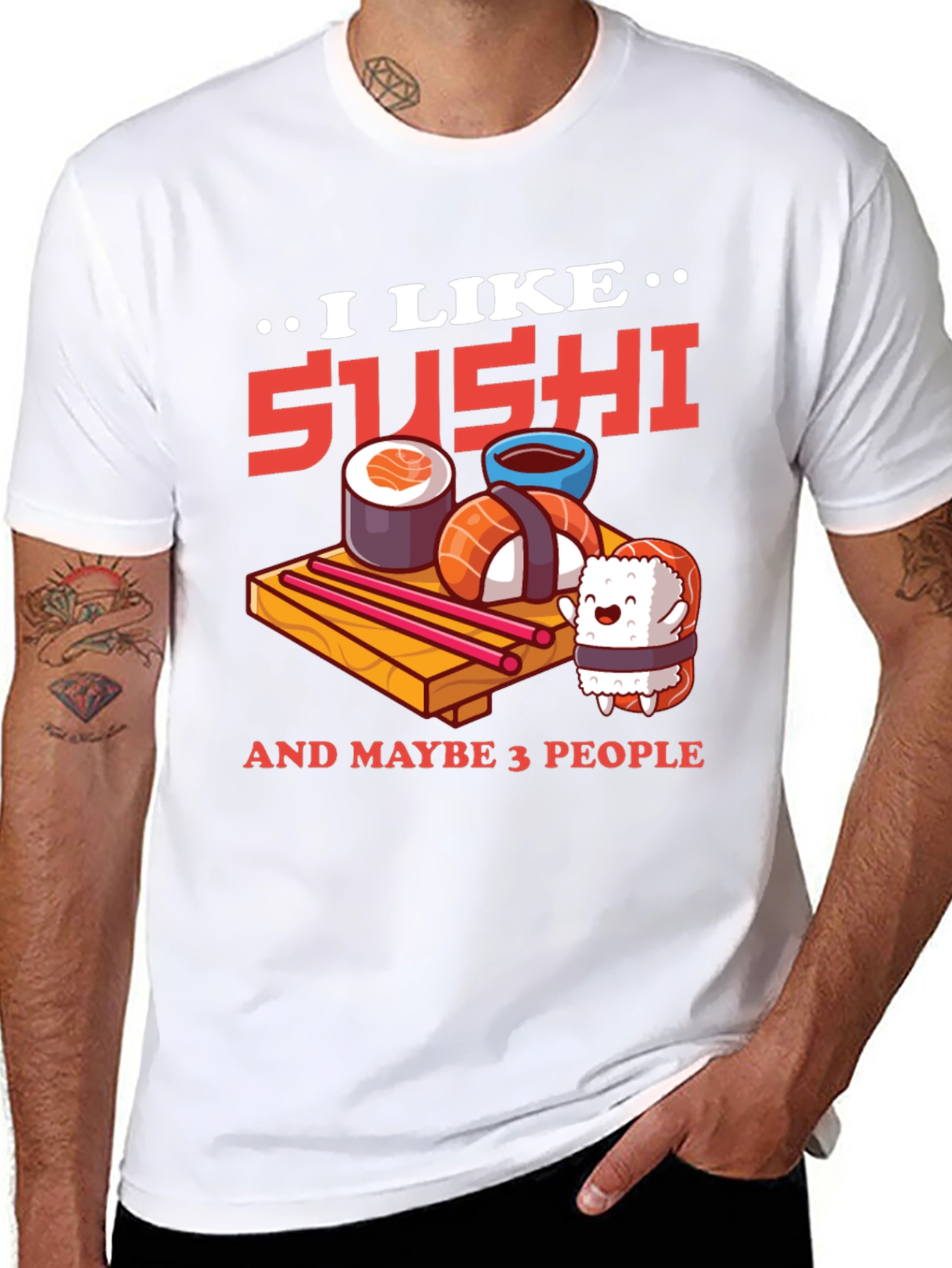 I Like Sushi T-Shirt: Fun Foodie Tee