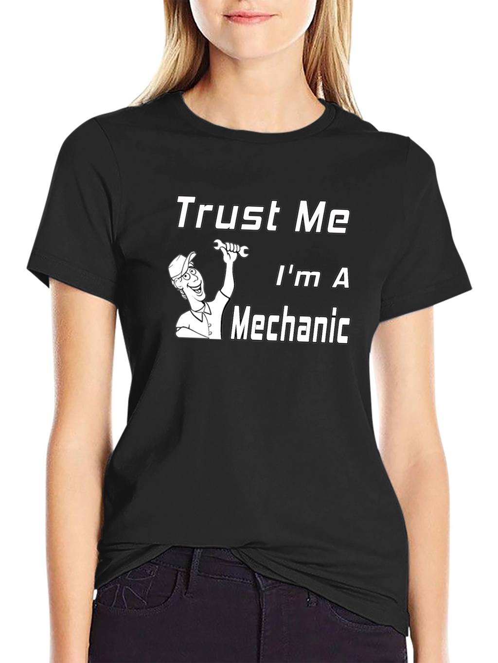 Trust Me Im A Mechanic T-Shirt - Black