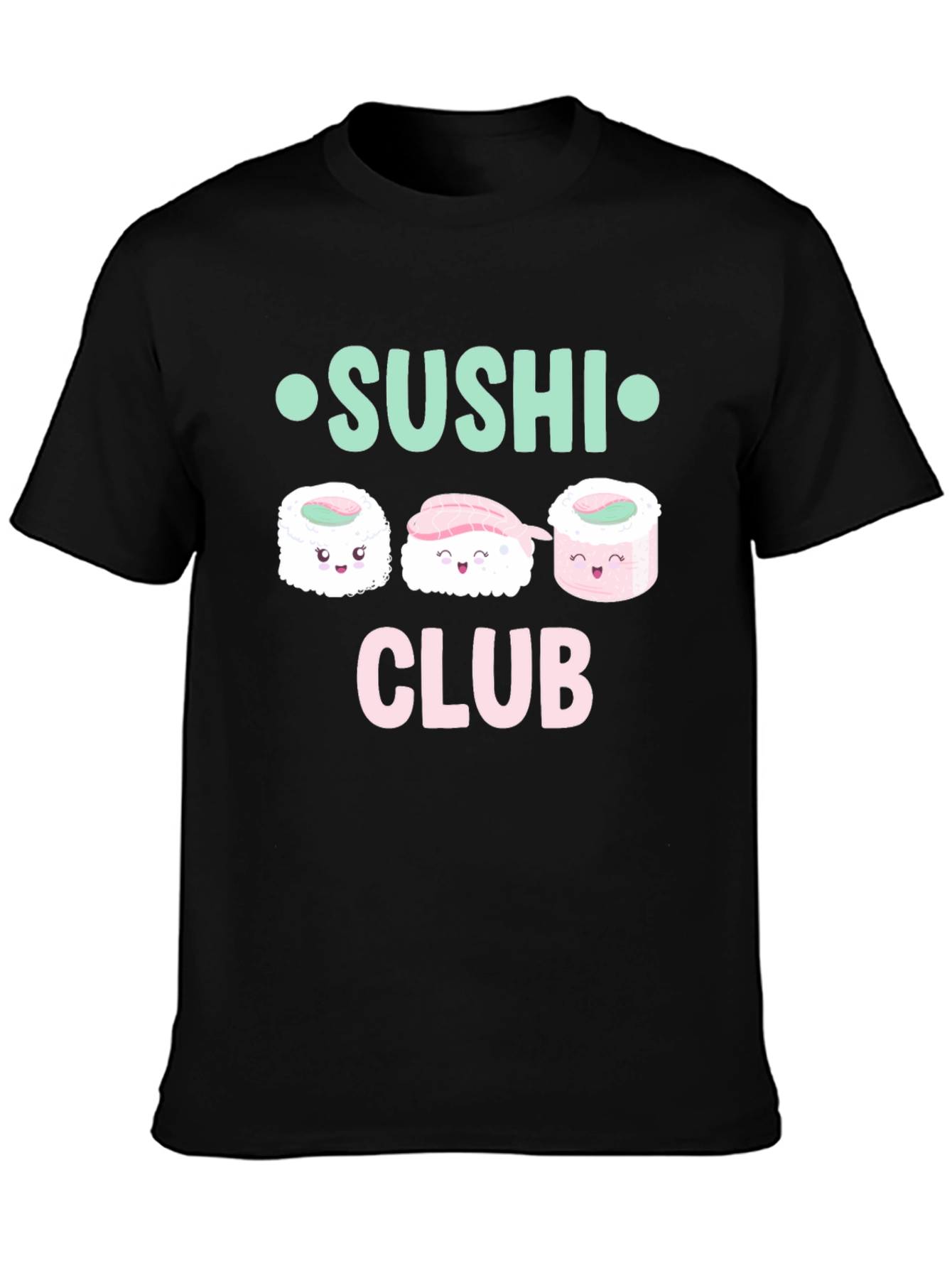 Sushi Club Graphic Tee - Fun & Cute Kawaii Style