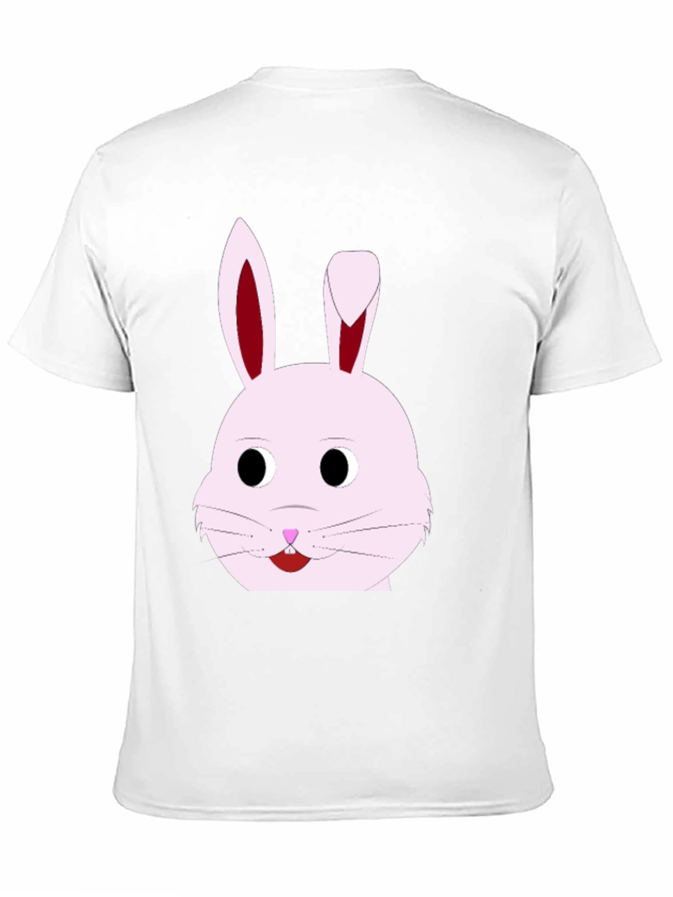 Bunny Face Graphic T-Shirt - Black