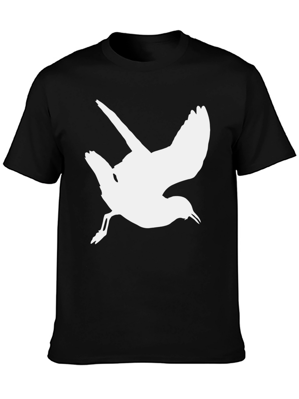 Bird Silhouette Black T-Shirt