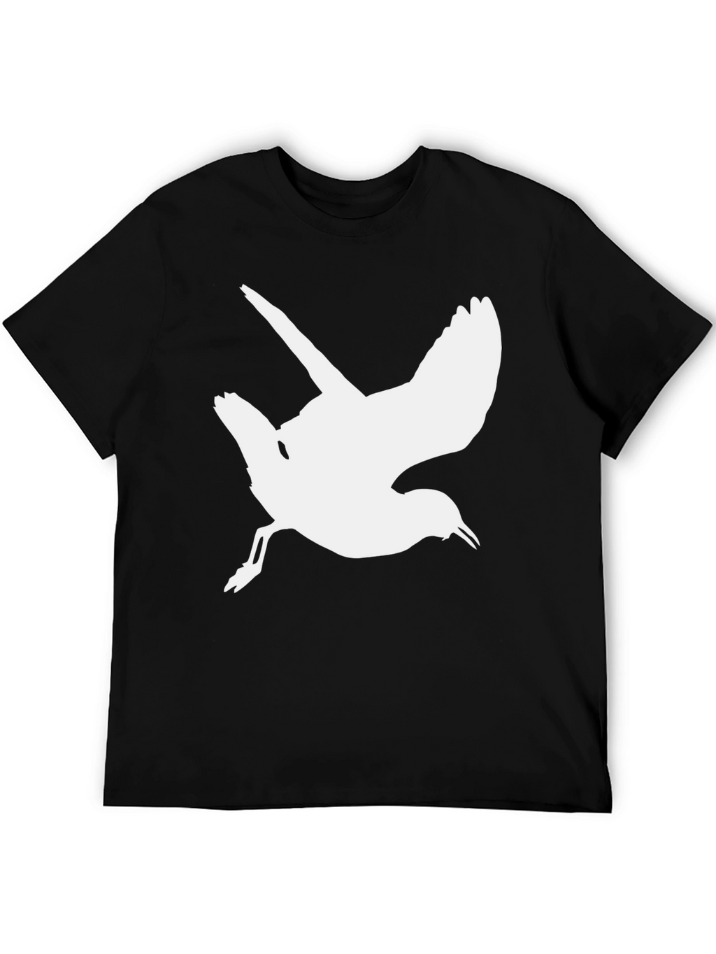 Bird Silhouette Black T-Shirt