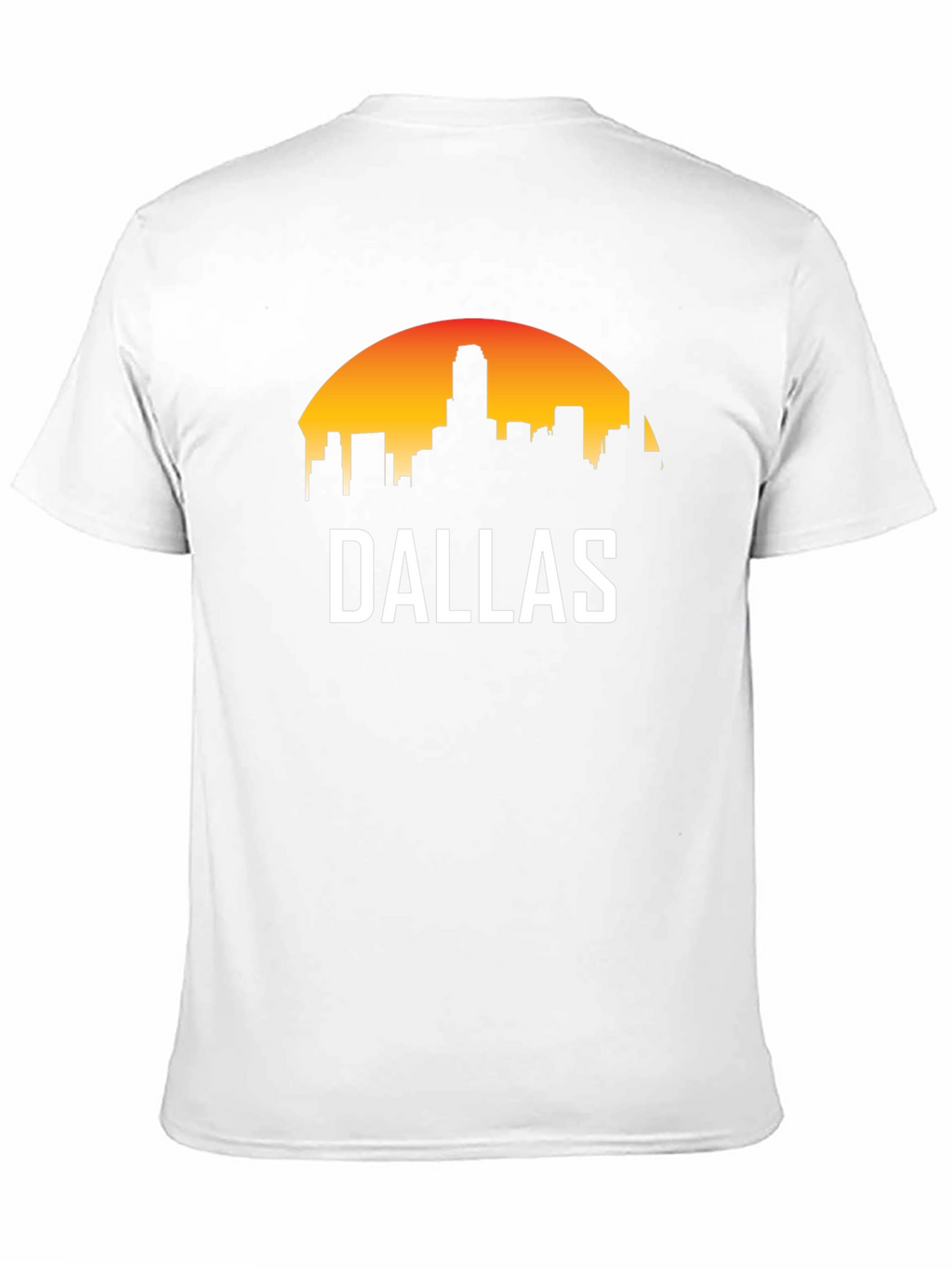 Dallas Skyline Graphic Tee - Sunset Cityscape T-Shirt