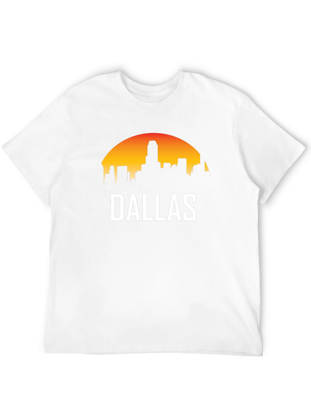 Dallas Skyline Graphic Tee - Sunset Cityscape T-Shirt