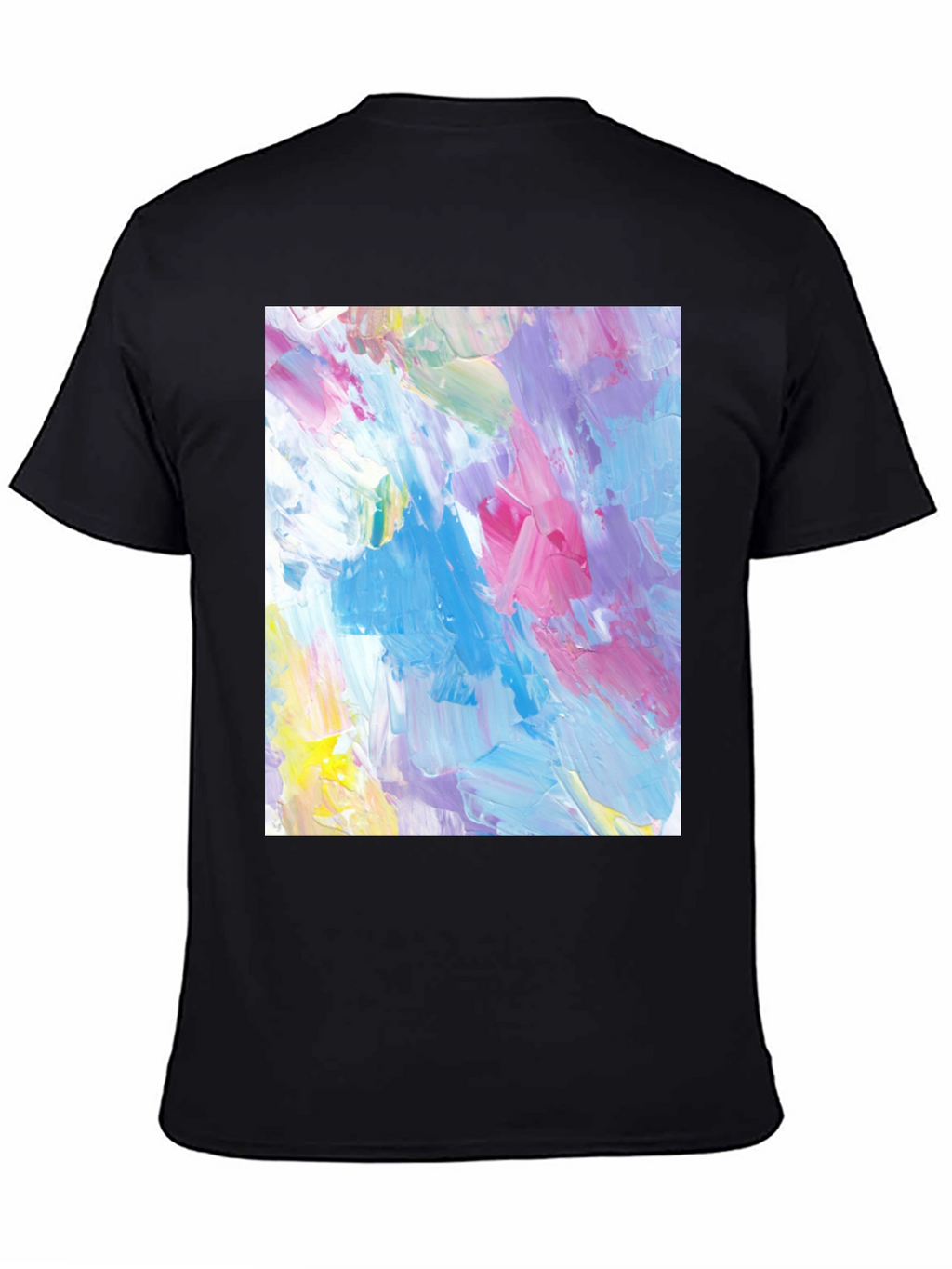 Abstract Art Tee - Modern Brushstroke Design