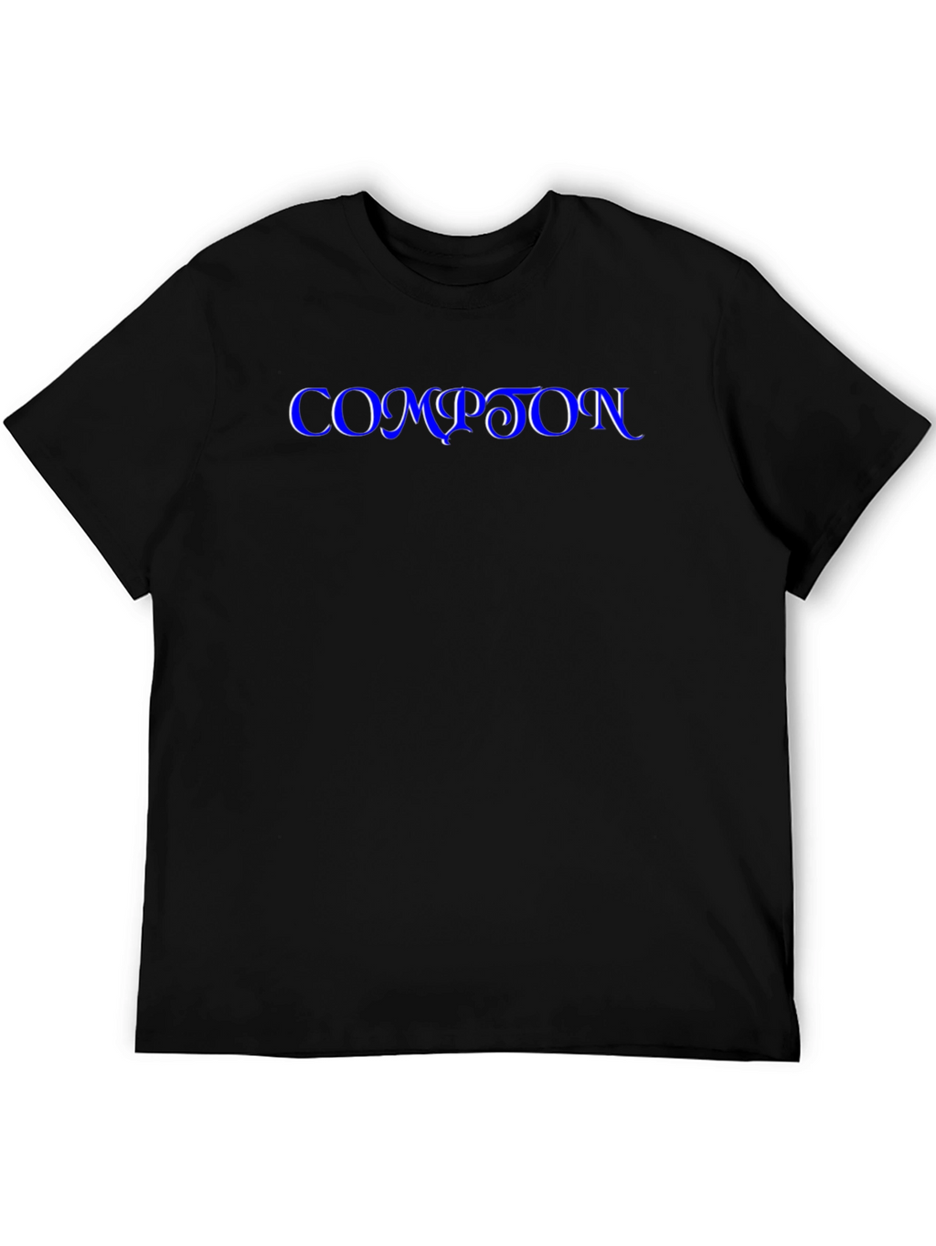 Compton Graphic Print Black T-Shirt