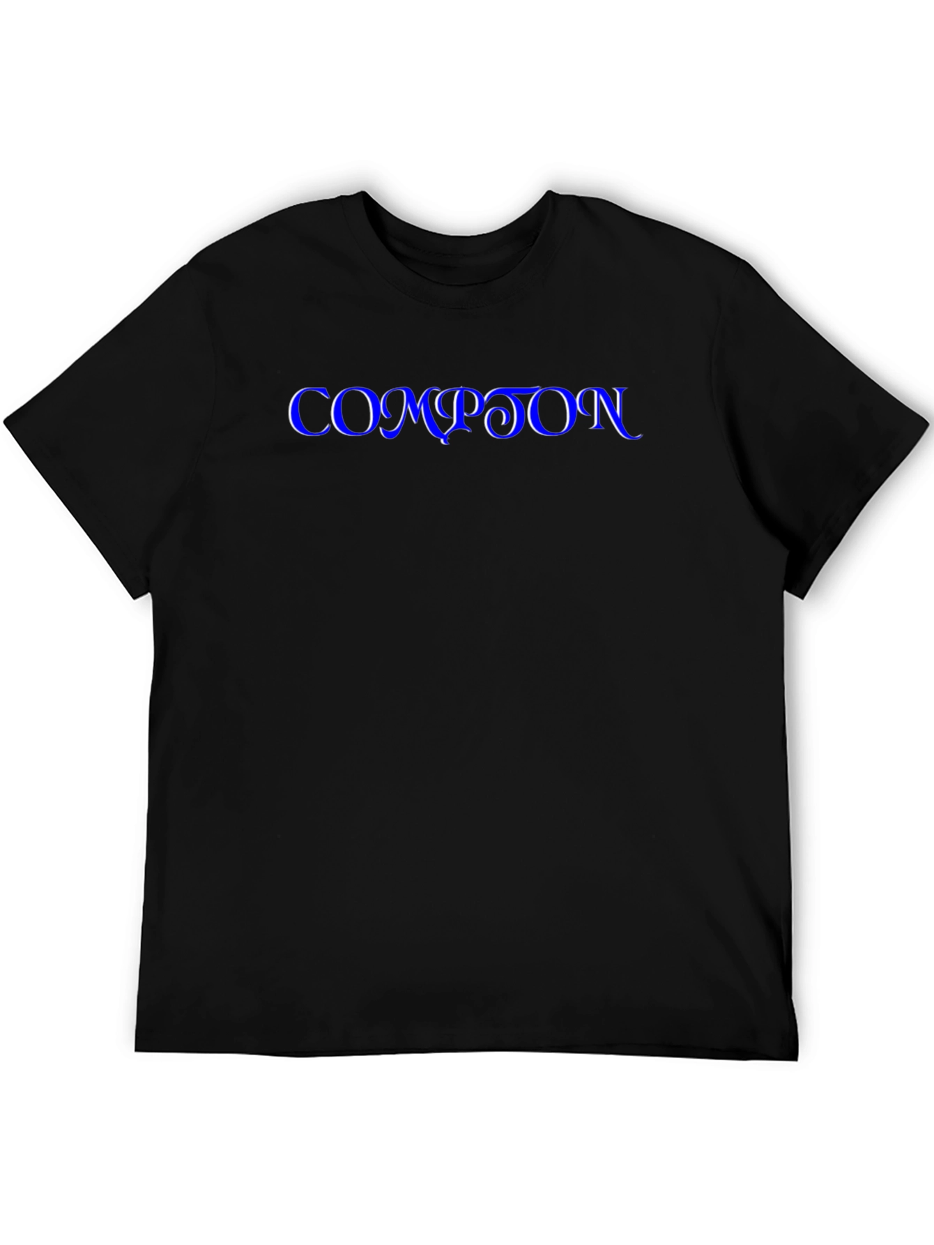 Compton Graphic Print Black T-Shirt