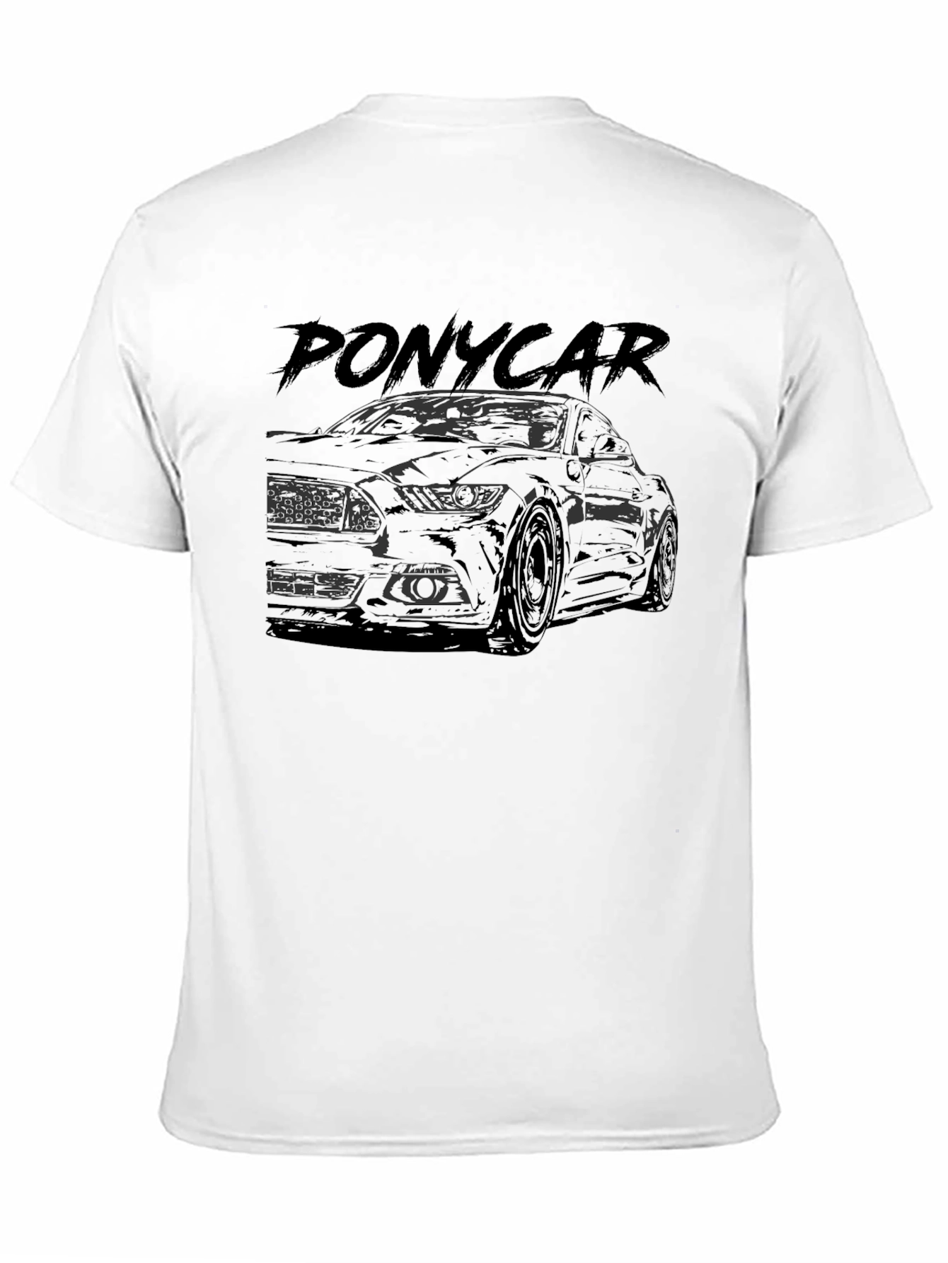 Pony Car Graphic Tee - Black