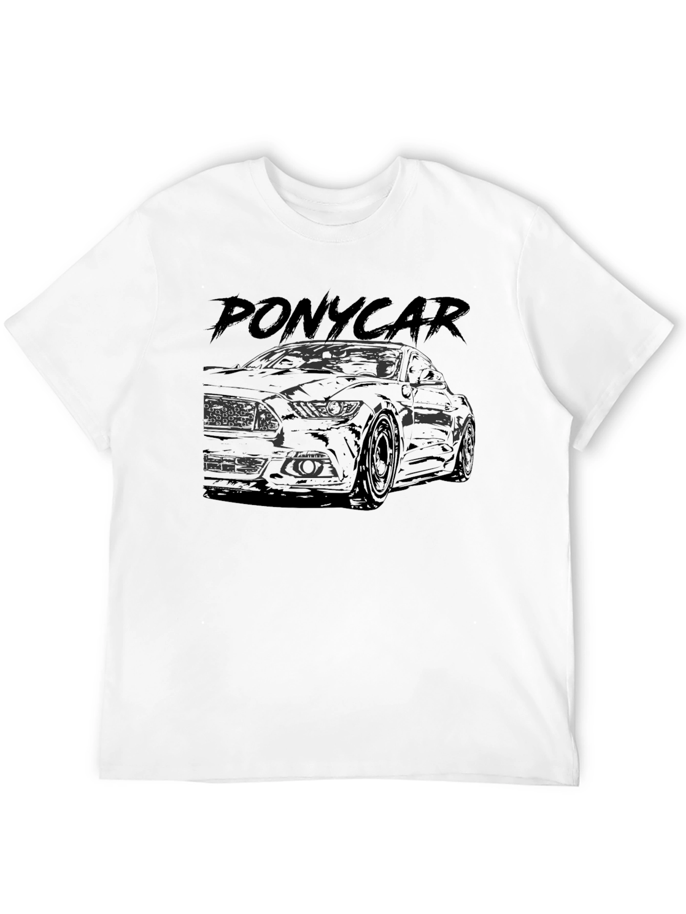 Pony Car Graphic Tee - Black