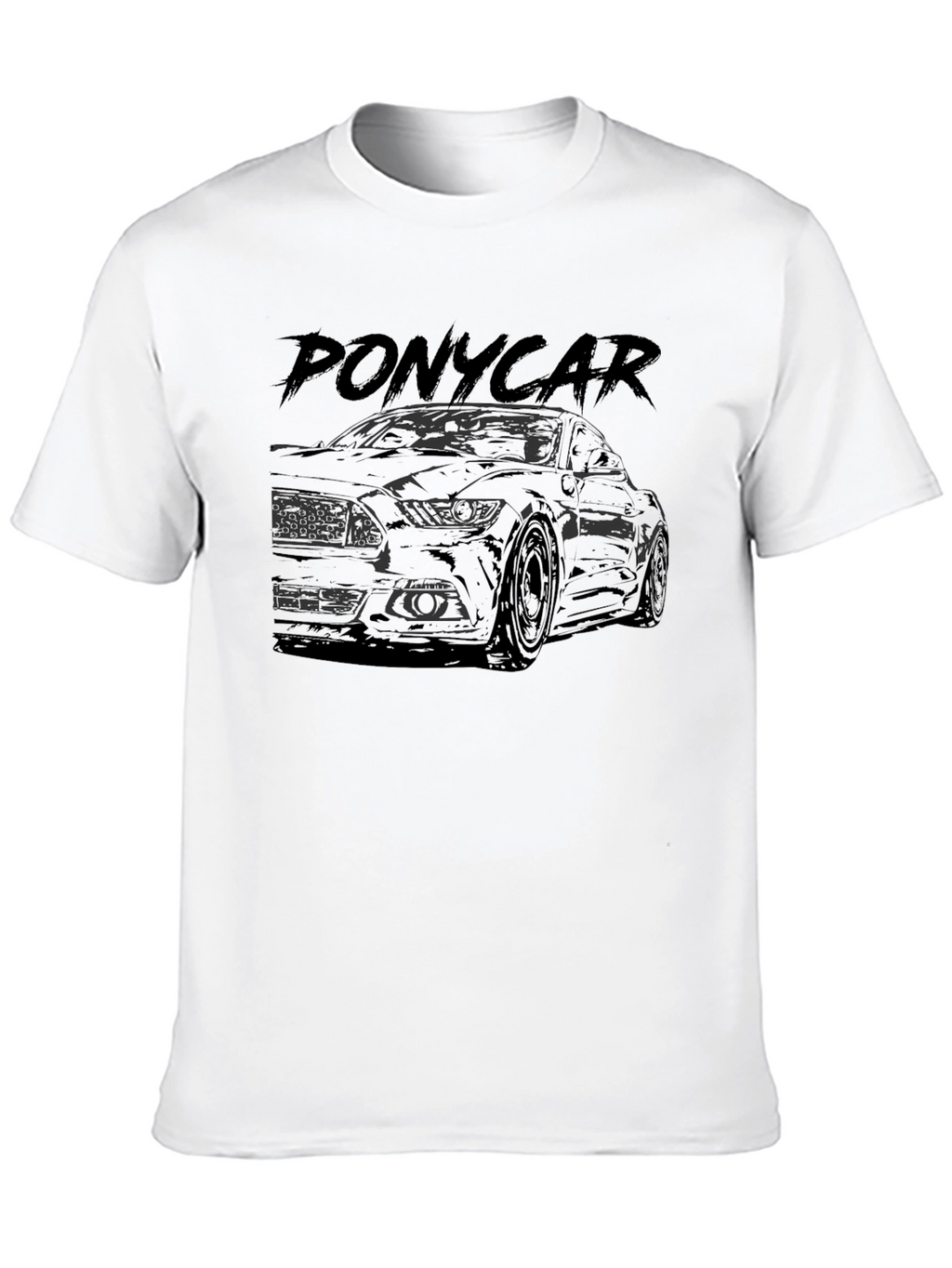 Pony Car Graphic Tee - Black