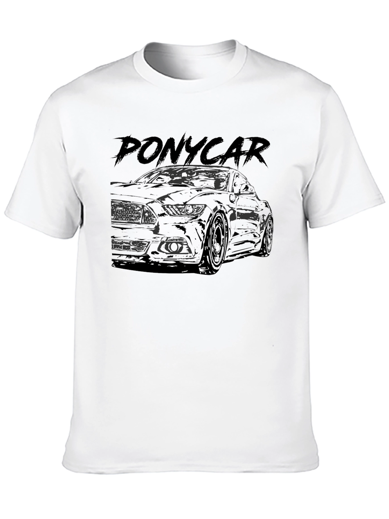 Pony Car Graphic Tee - Black