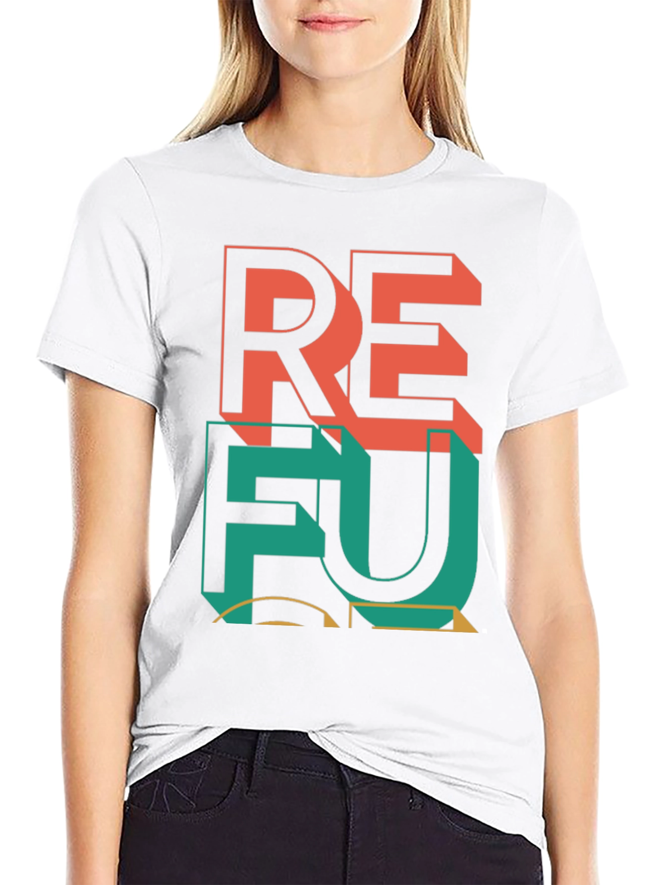 Retro Graphic Tee: REFU