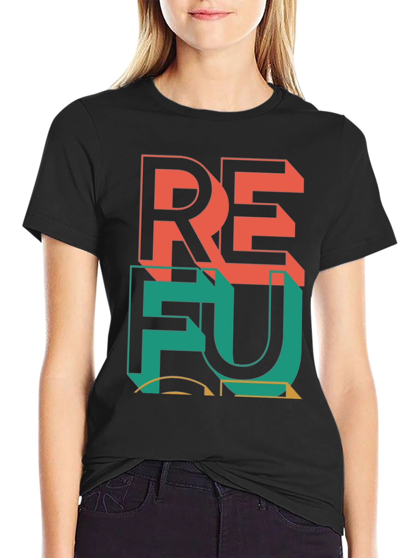 Retro Graphic Tee: REFU