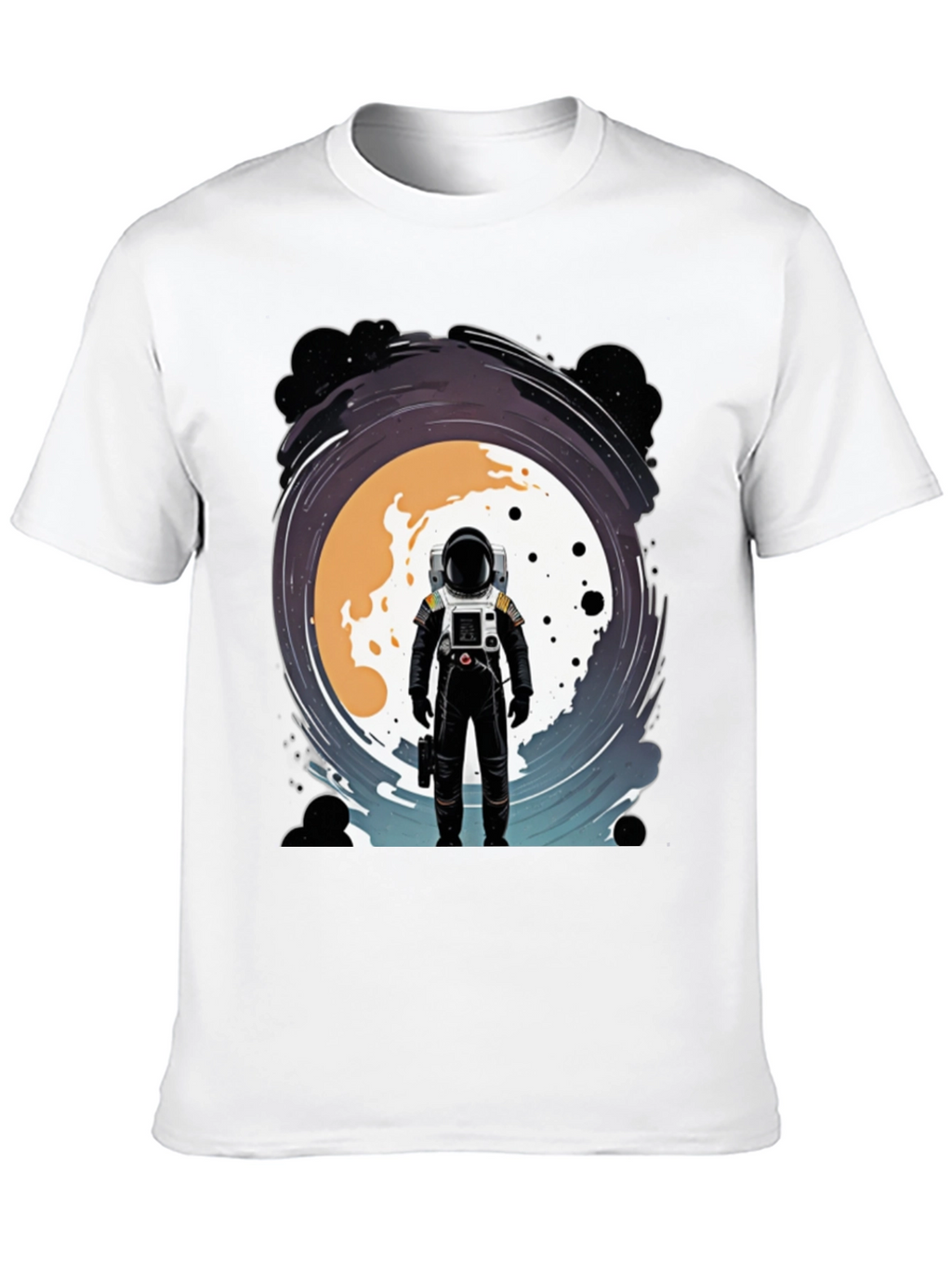 Astronaut Moon T-Shirt - Space Design