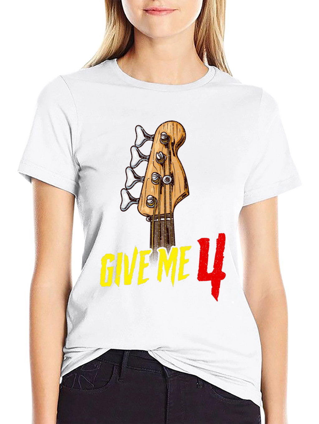 Give Me 4 Bass Guitar T-Shirt