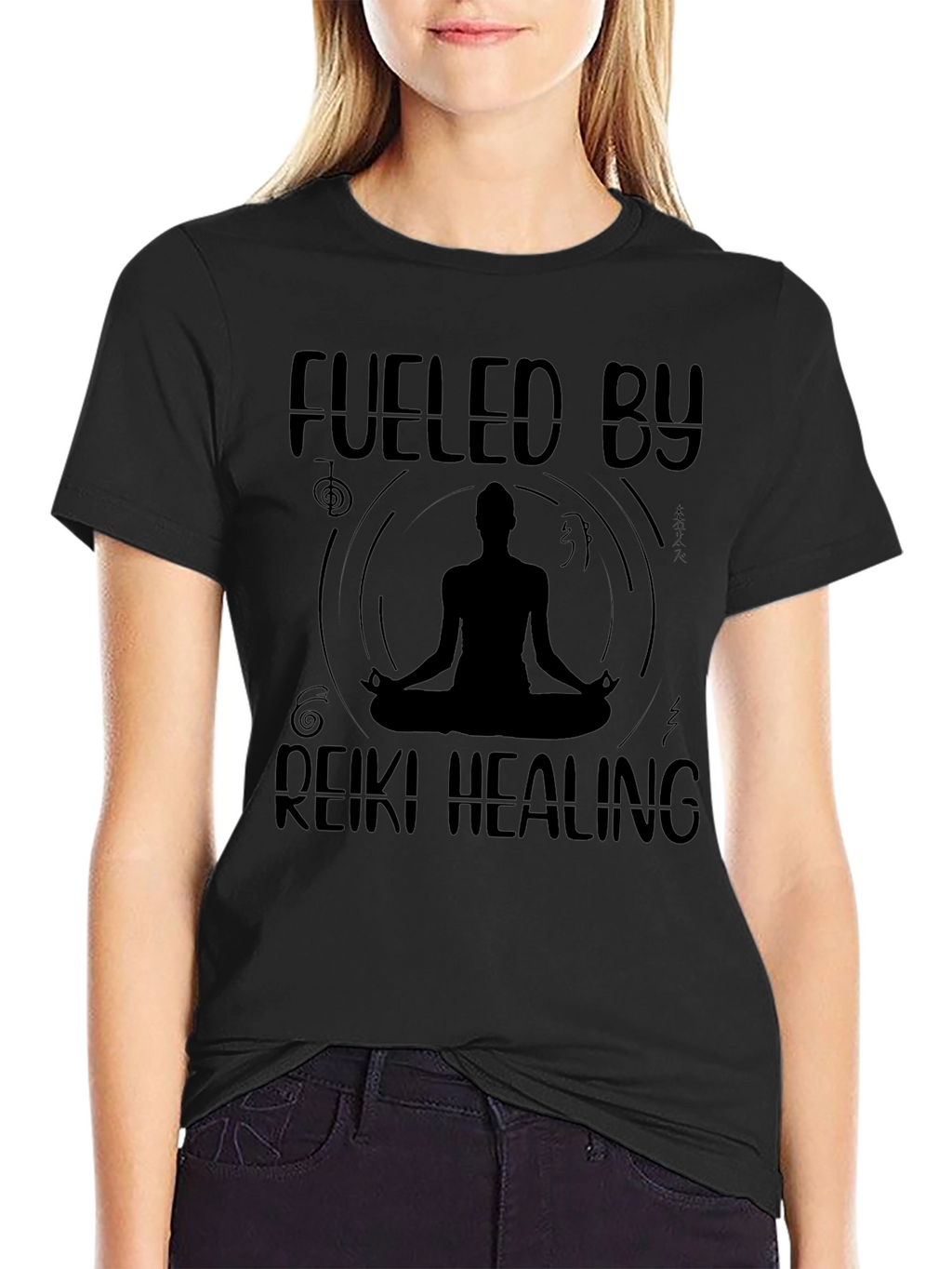 Fueled By Reiki Healing Graphic T-Shirt