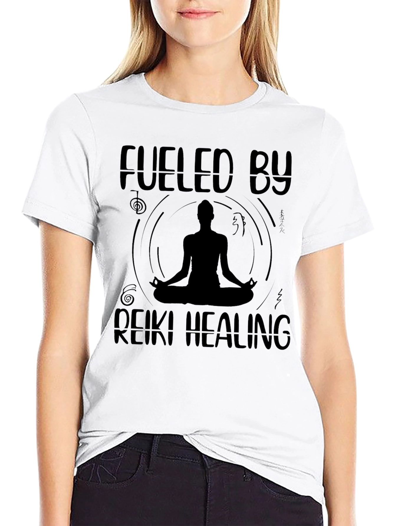 Fueled By Reiki Healing Graphic T-Shirt