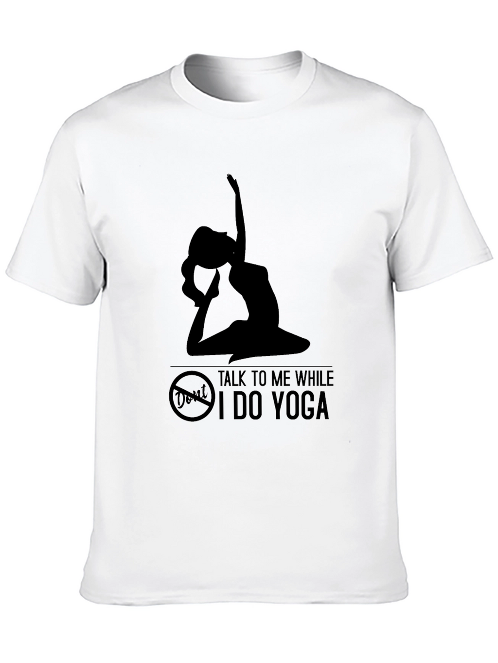 Yoga Silhouette Graphic T-Shirt