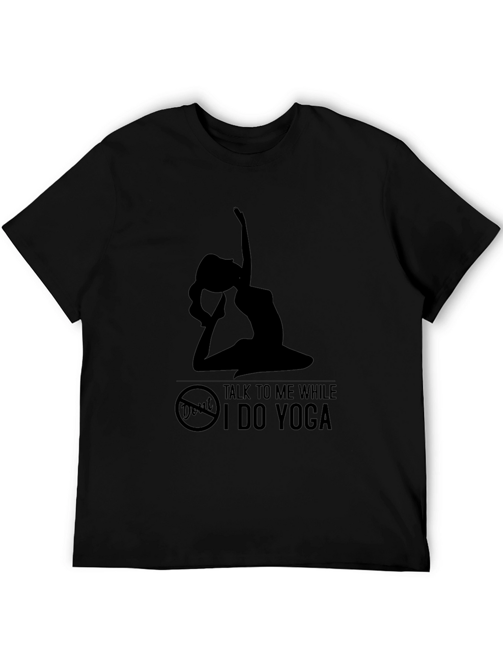 Yoga Silhouette Graphic T-Shirt